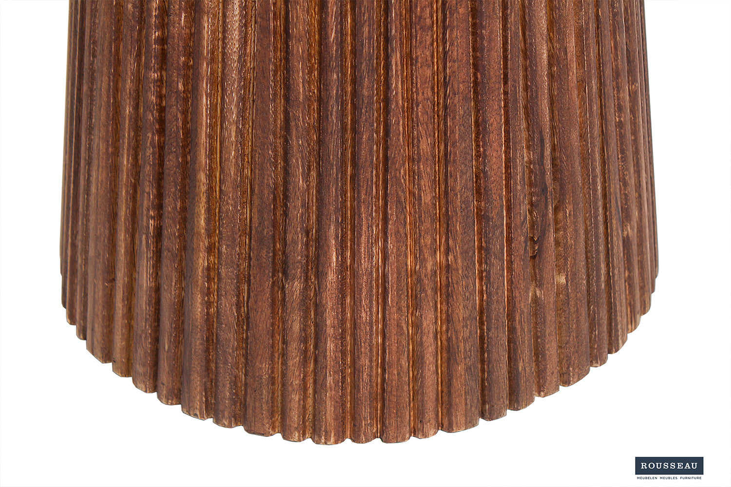 Salontafel 'Miguel' 50 cm Rond Mango hout Lichtbruin