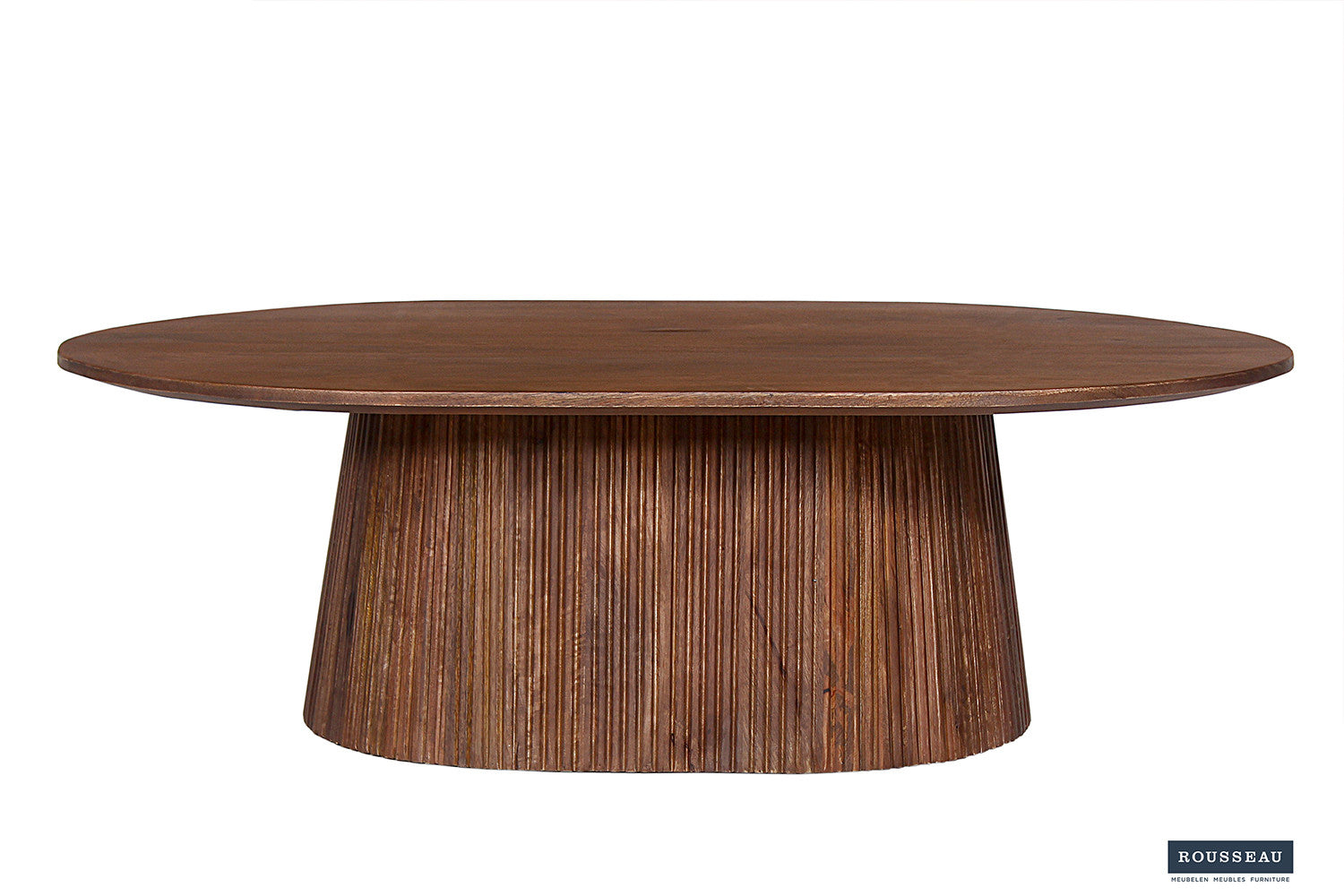 Salontafel 'Miguel' 120 cm Ovaal Mango hout Lichtbruin