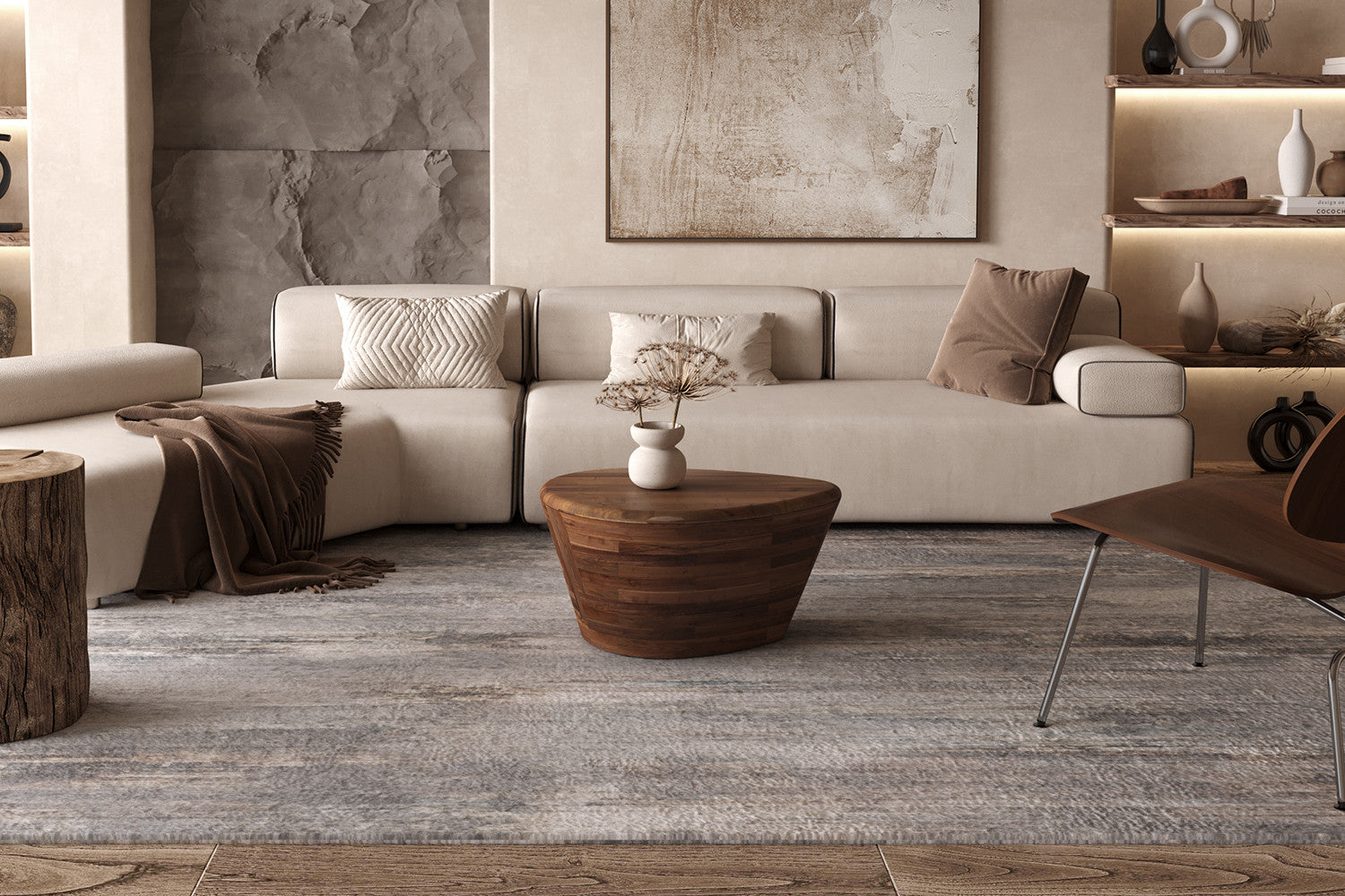 Salontafel Matteo Mango hout Lichtbruin