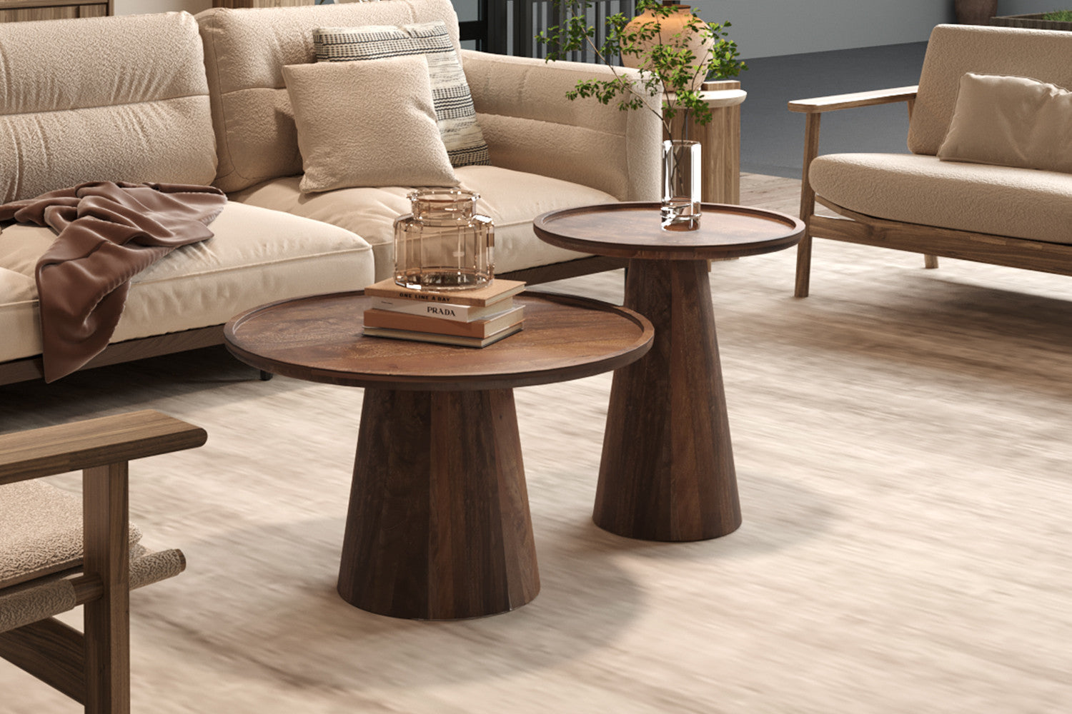 Salontafel Jules 45x50 cm Mangohout