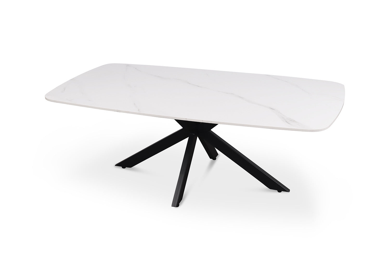 Salontafel Apollo 130 cm Deens Ovaal Steen Wit