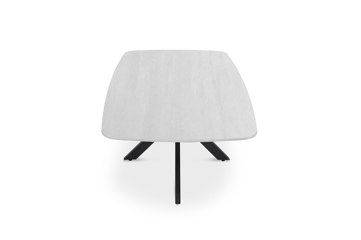 Salontafel 'Apollo' 130 cm Deens Ovaal Steen Baroque Grijs
