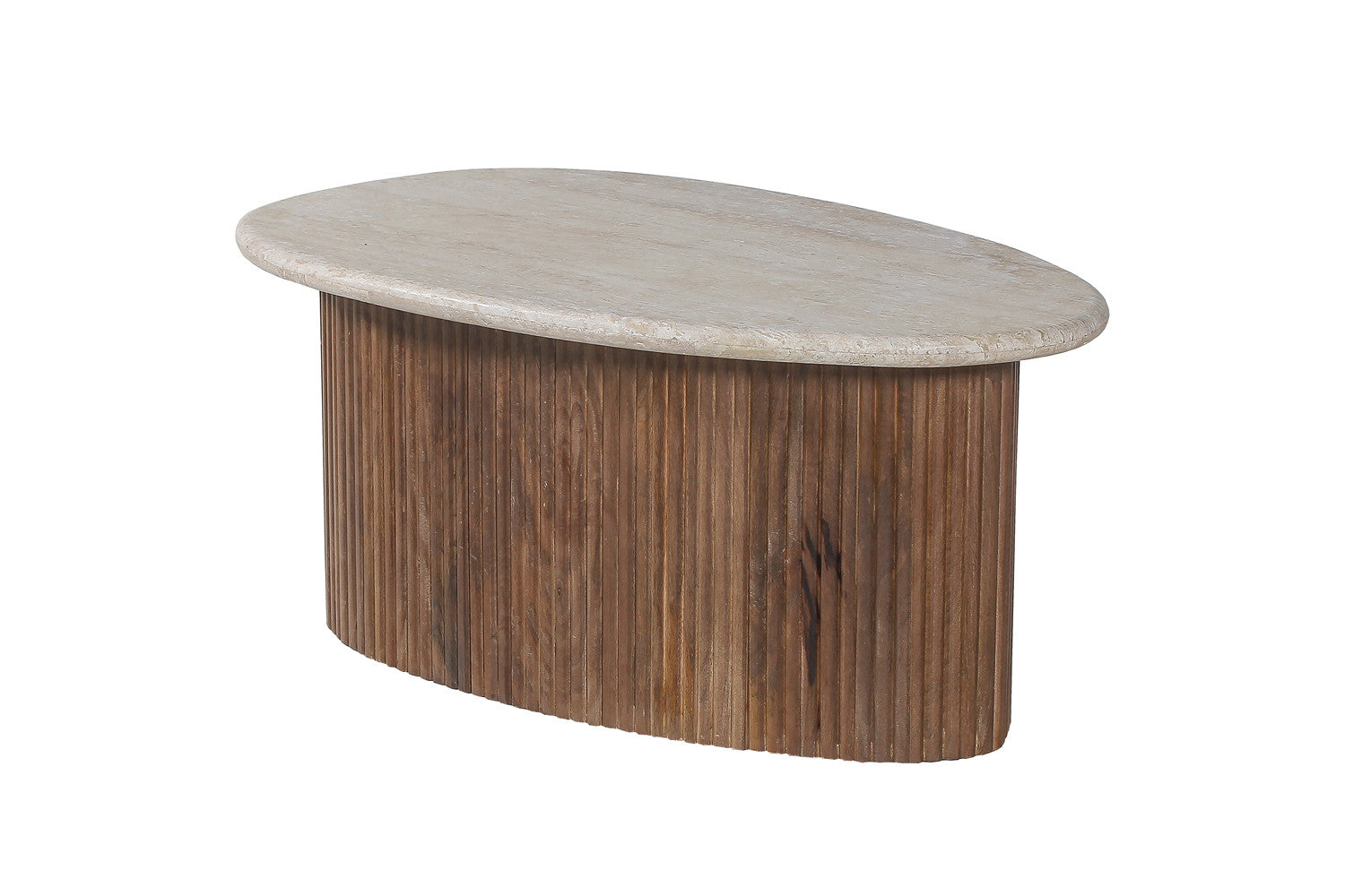 Salontafel Louis 90 cm Travertin Beige