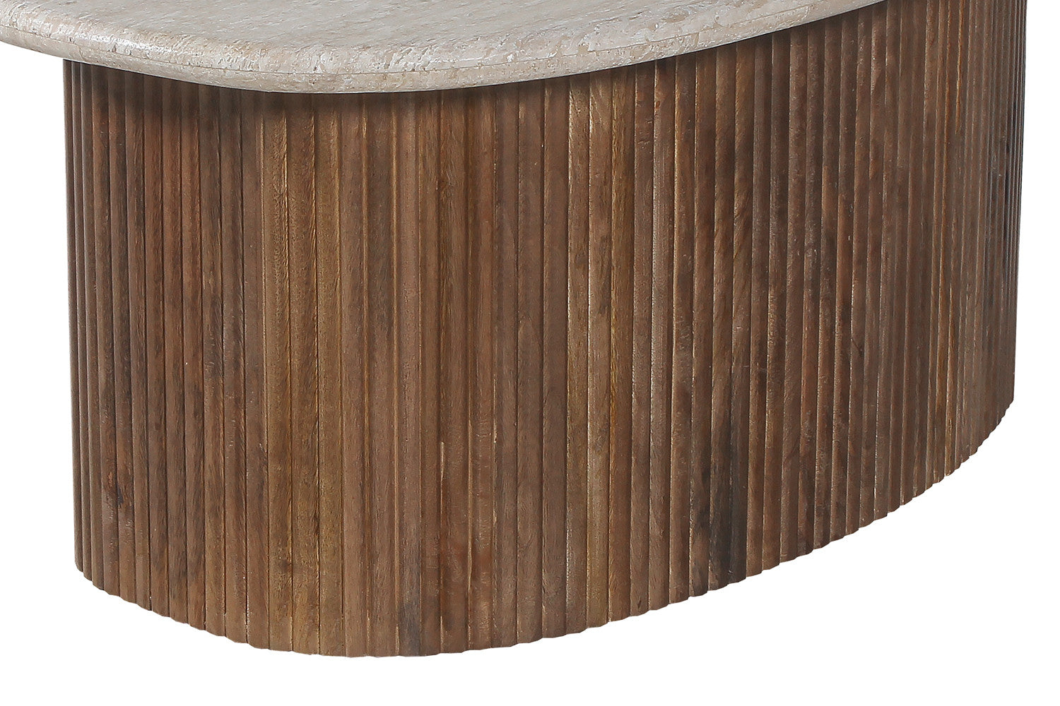 Salontafel Louis 90 cm Travertin Beige