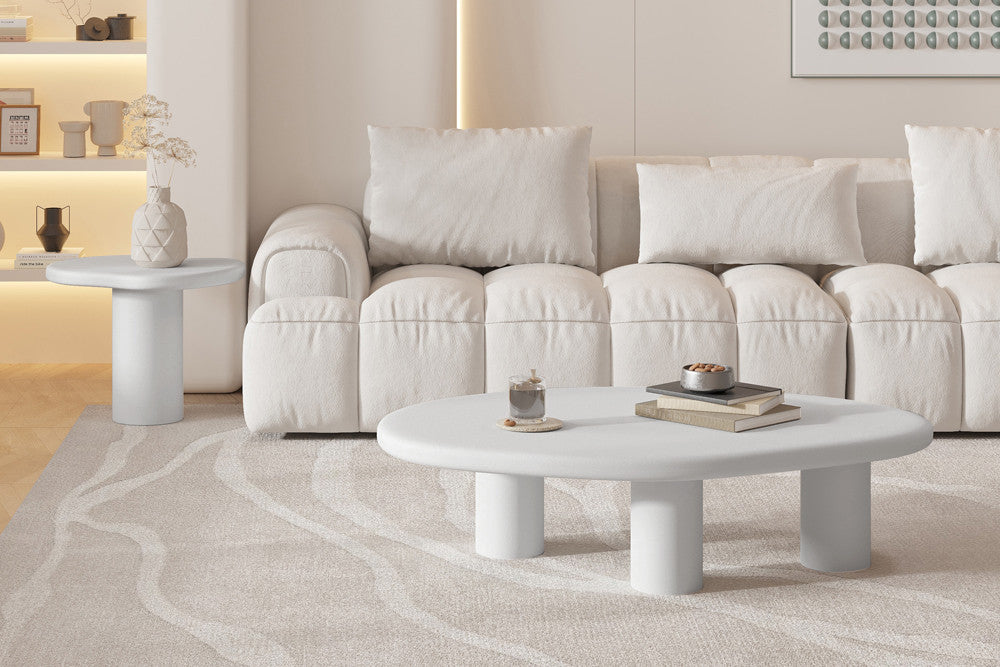 Salontafel Tavira 58 cm Cement Ecru