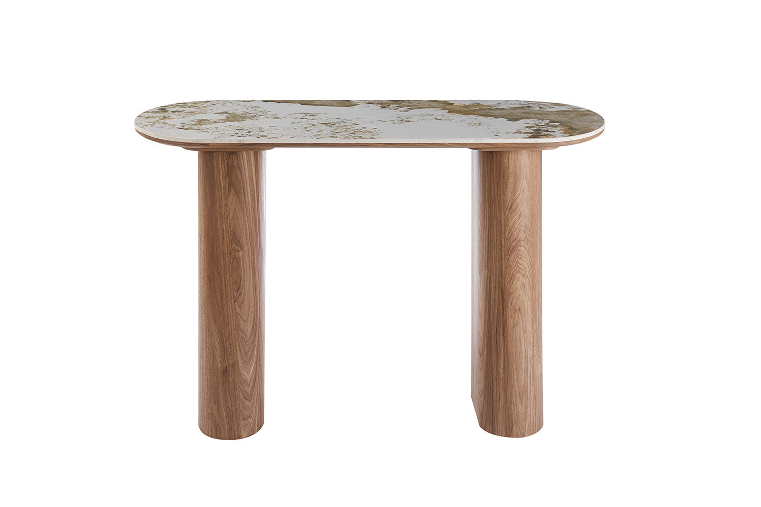 Console 'Evora'  Glanzend Steen Pandora goudbruin