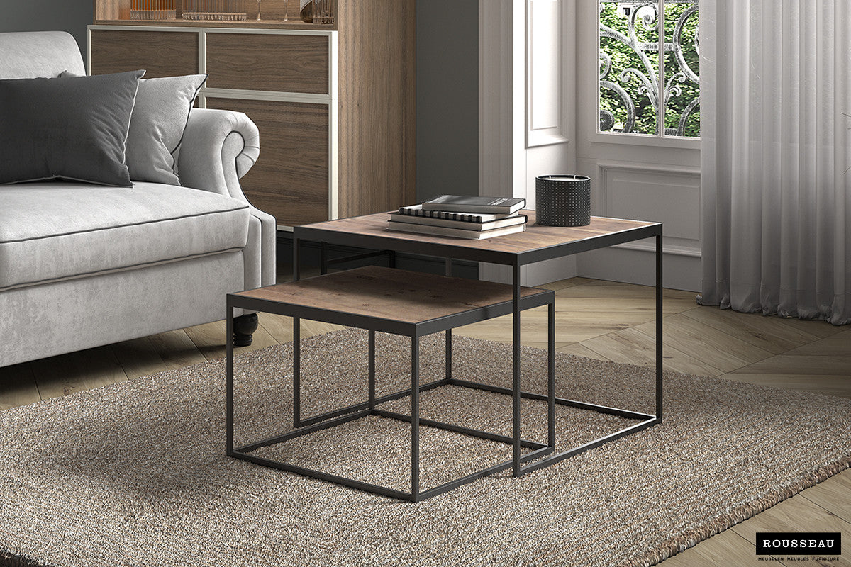 Salontafel 'Quinn' 2-delig Mango hout