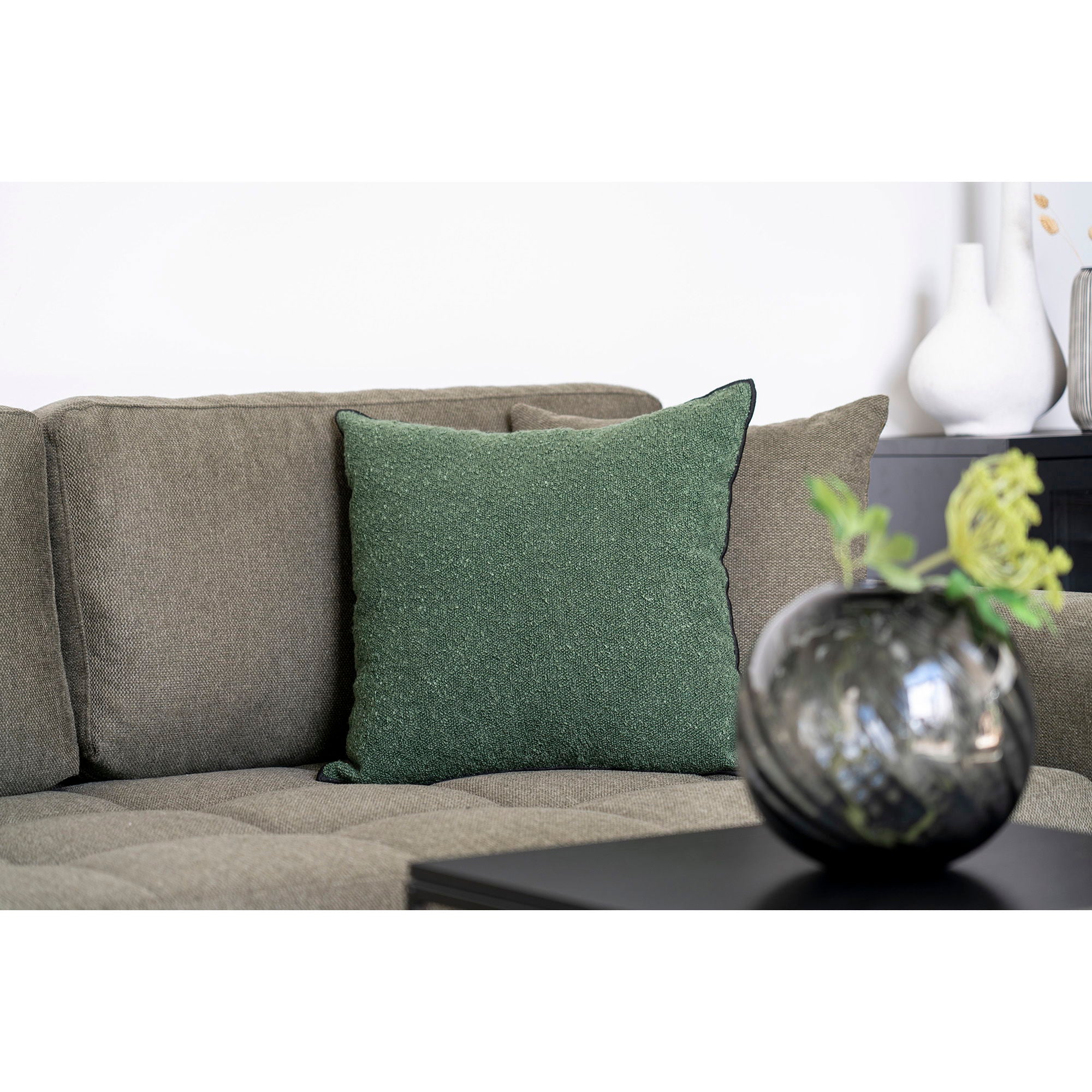 Lismore Cushion - Cushion, green 45x45 cm