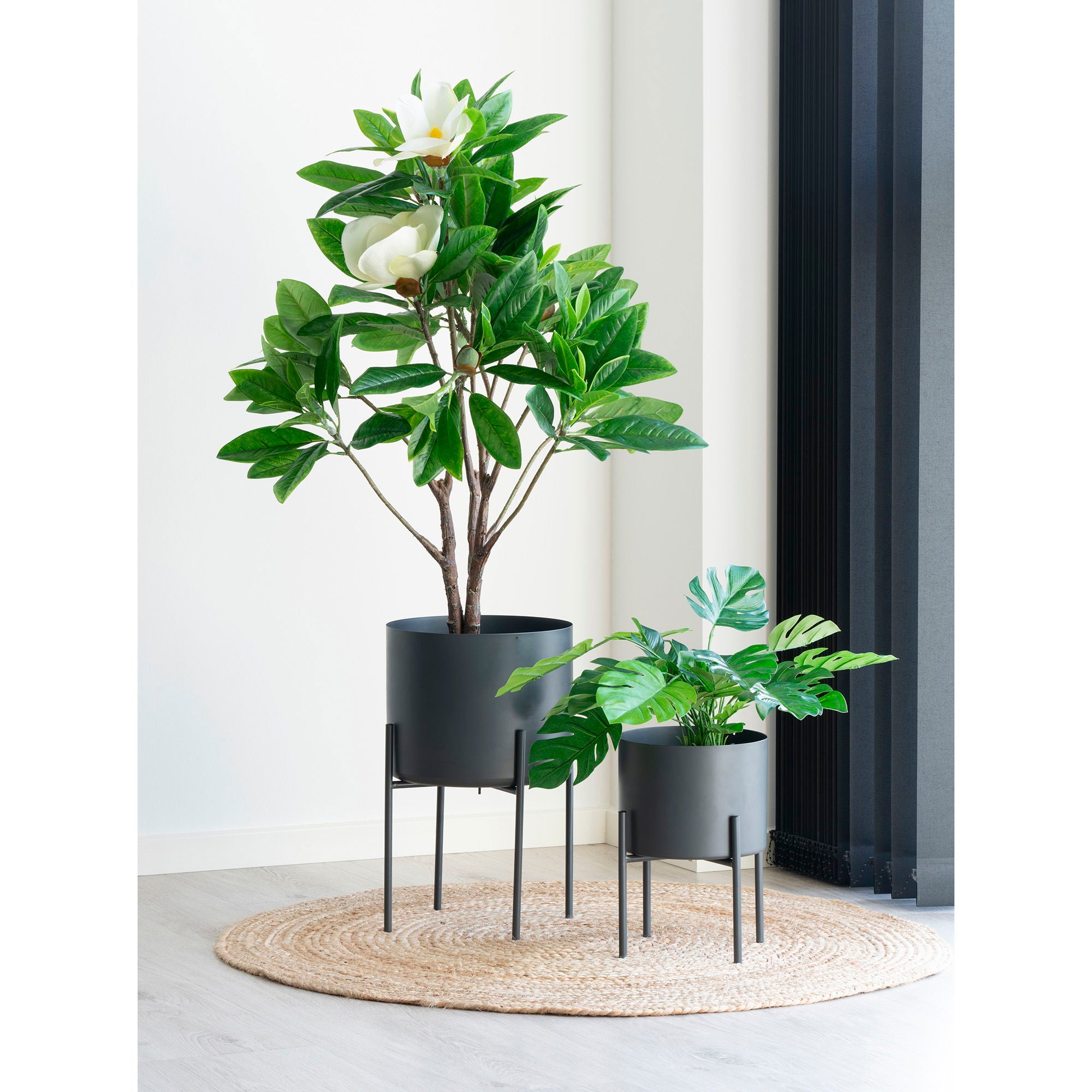 Bombay vloerkleed jute, natural ø90 cm