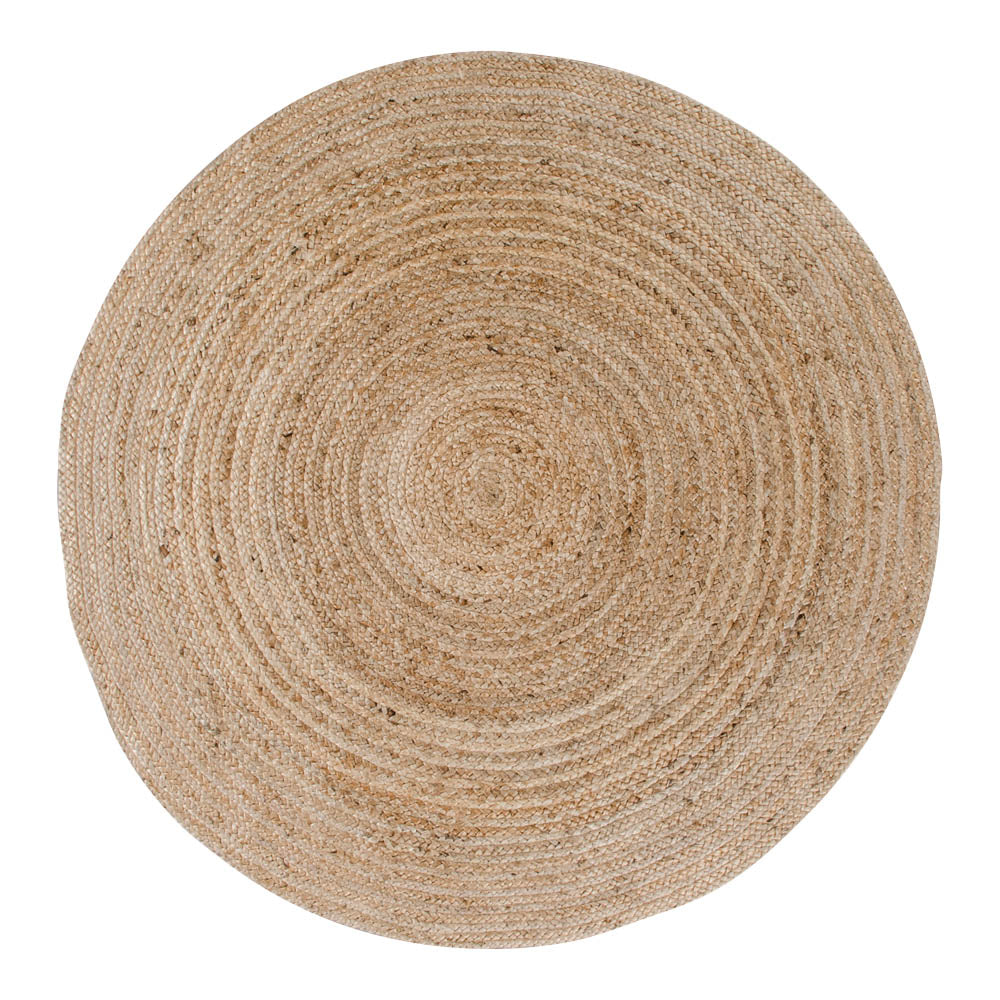 Bombay vloerkleed jute, natural ø180 cm