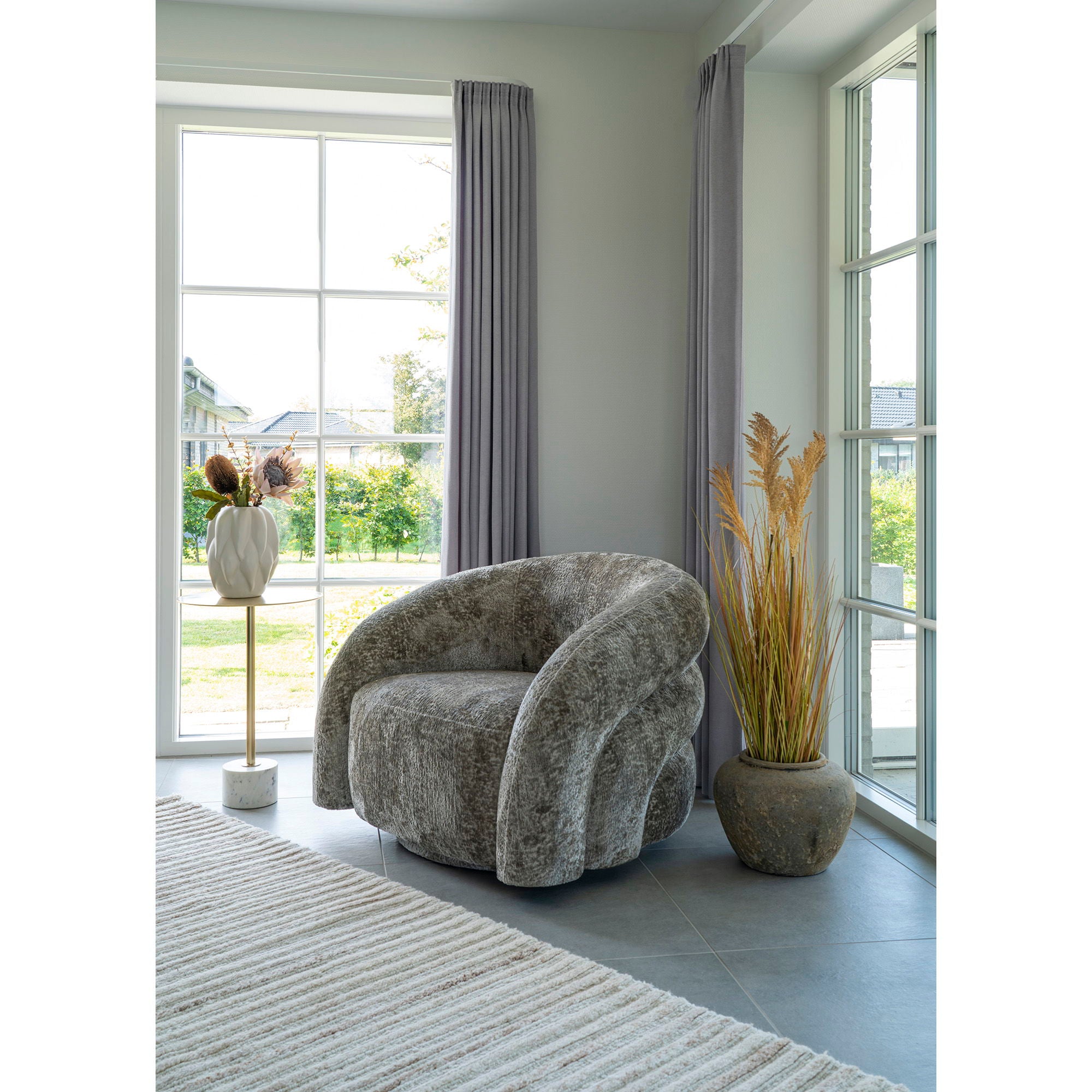 Mango vloerkleed getuft in ivoor 160x230 cm