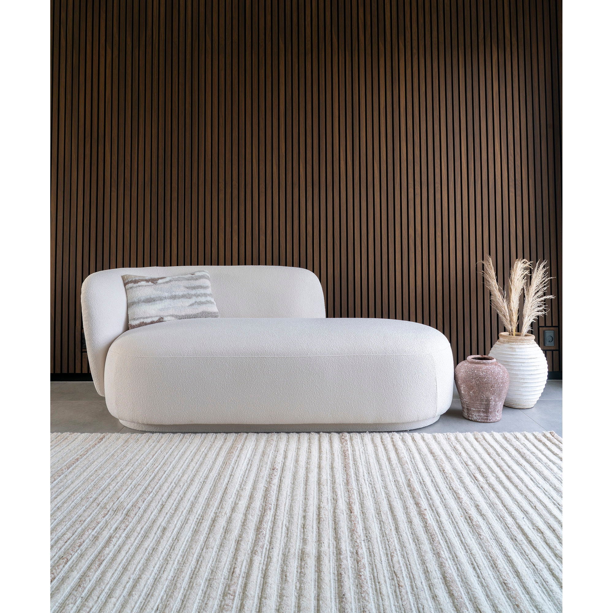 Mango vloerkleed getuft in ivoor 160x230 cm