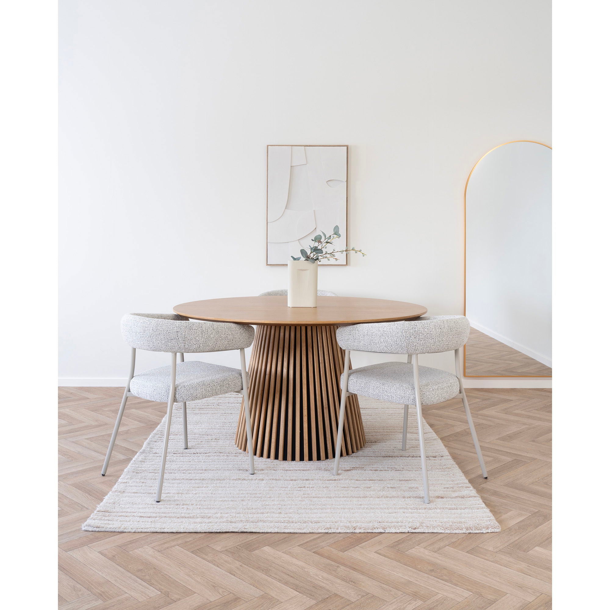 Mango vloerkleed getuft in ivoor 160x230 cm