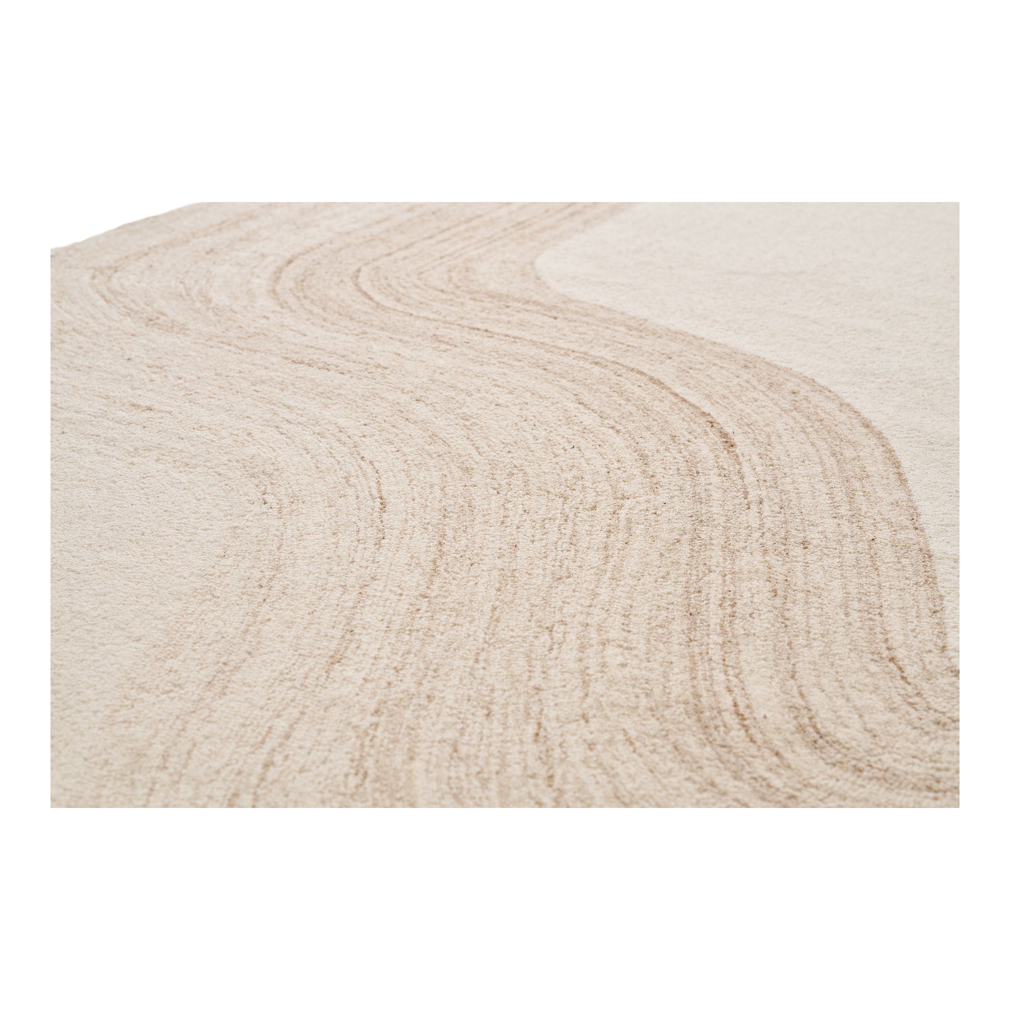 Surat vloerkleed getuft, bruin/ivoor 160x230 cm