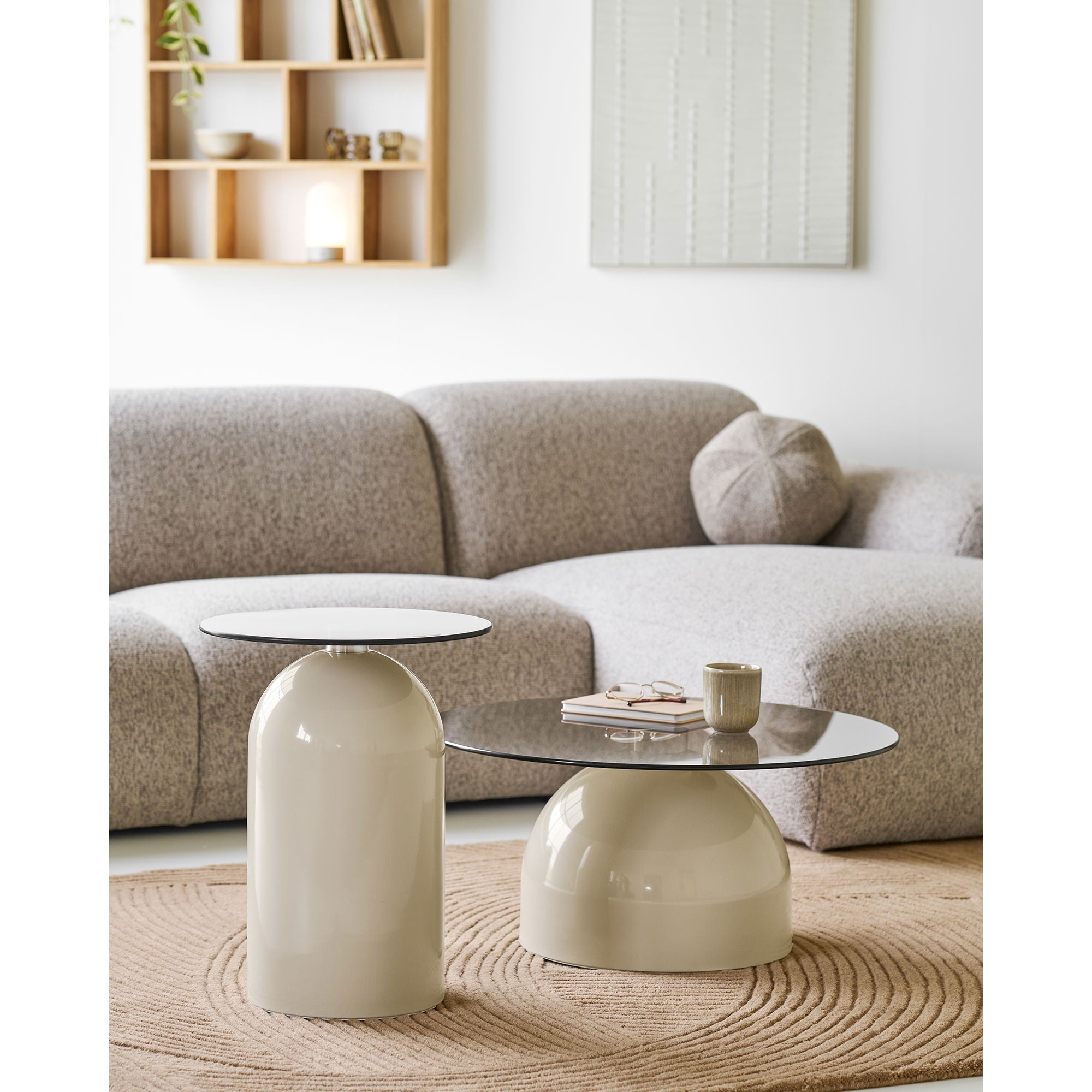Pune vloerkleed getuft in bruin 160x230 cm