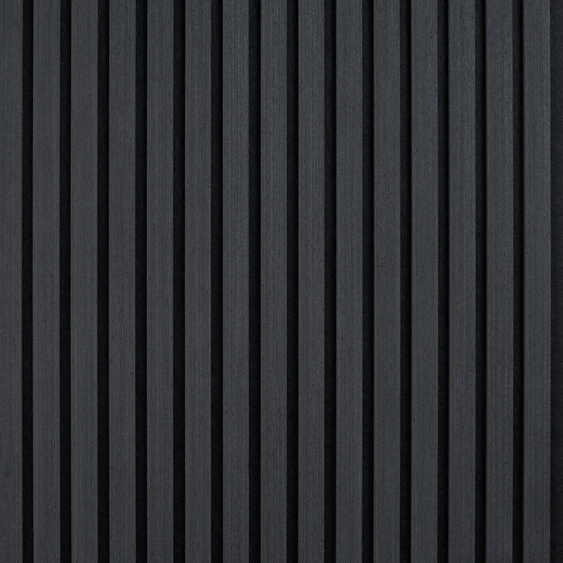 Akoestische paneel - 4 Zwart hout 60x250 cm
