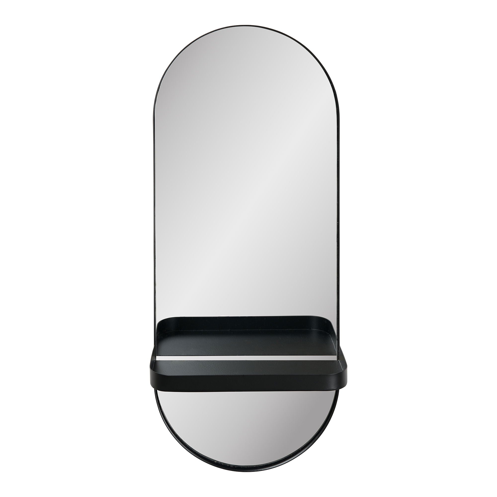 Olbia spiegel in zwart 25x12x60 cm