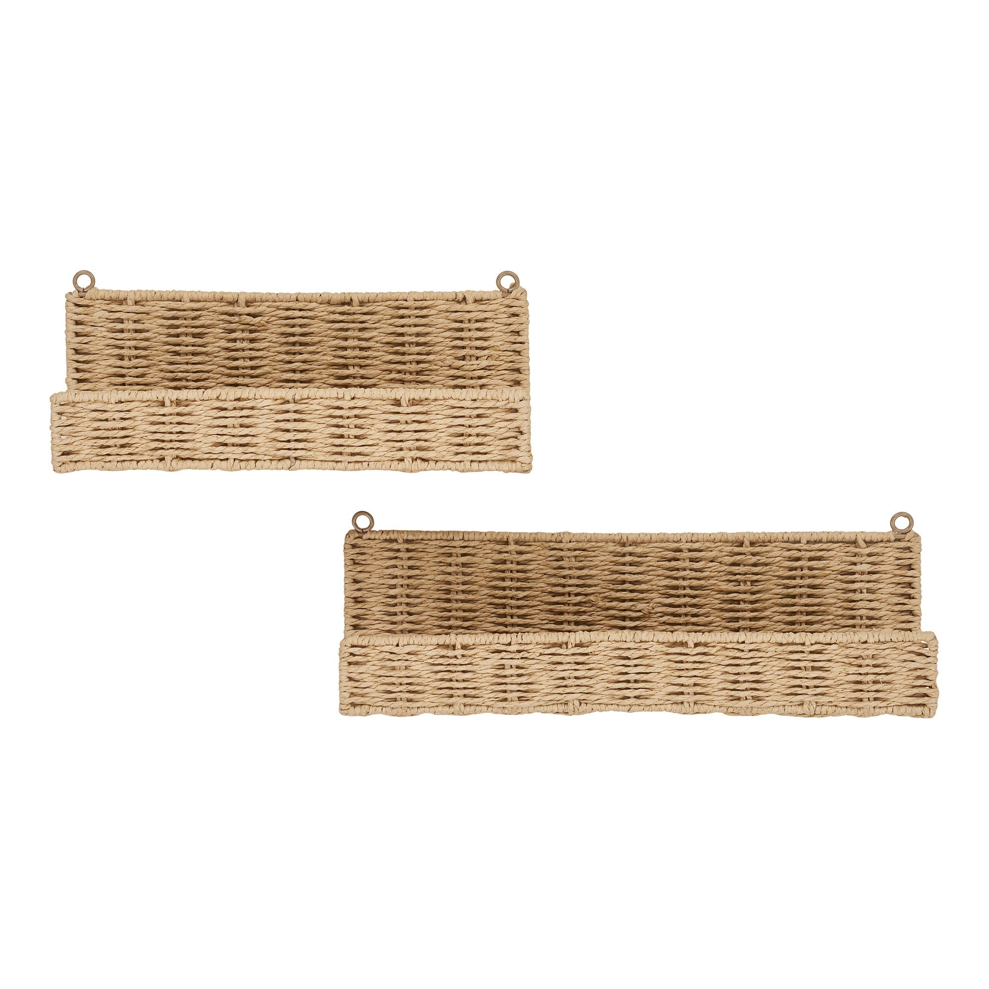 Treviso wandplank, natural set van 2