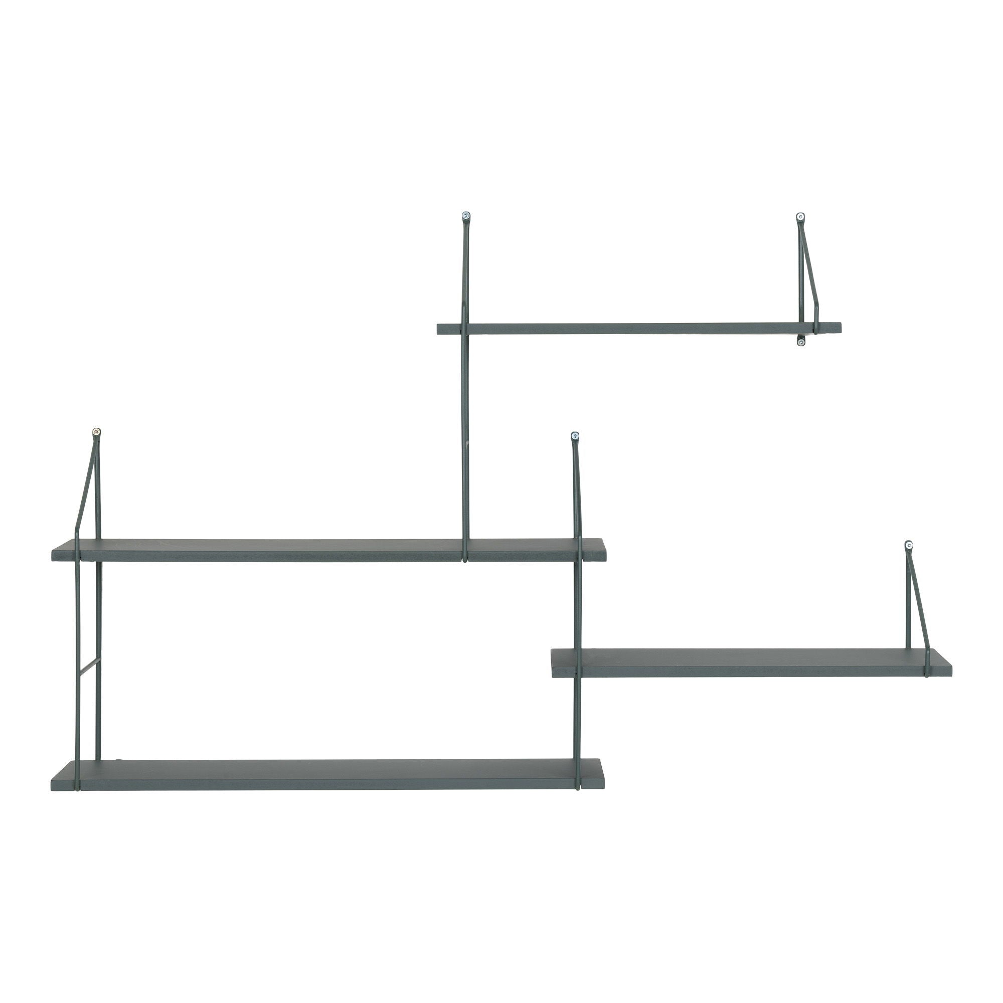 Harlem wandplank in groen 99x17,5x62 cm
