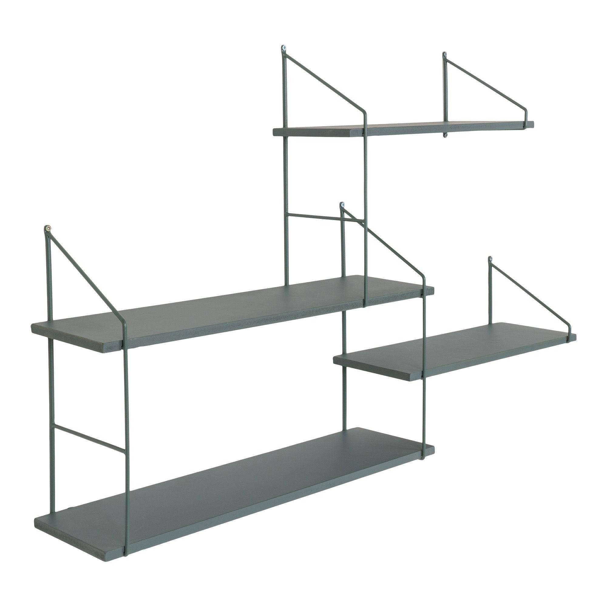 Harlem wandplank in groen 99x17,5x62 cm