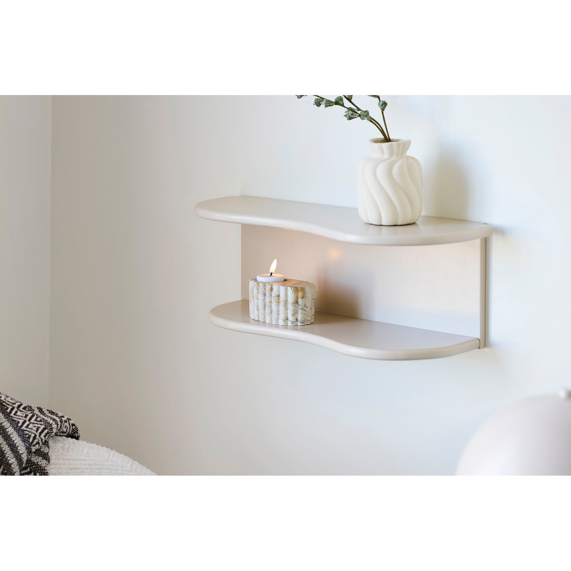 Botta wandplank beige 44x17,5x18 cm