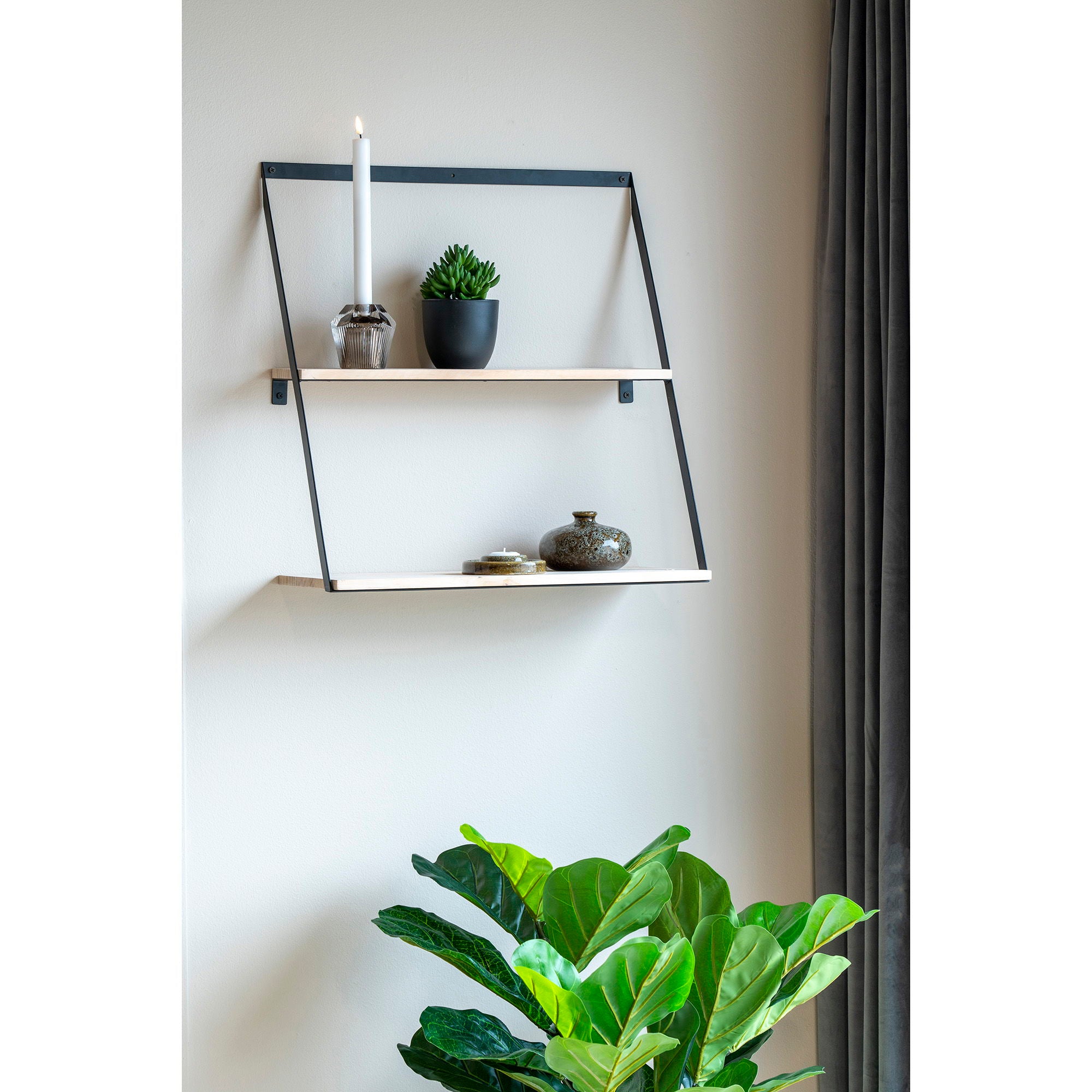Bern wandplank  50x21x52 cm
