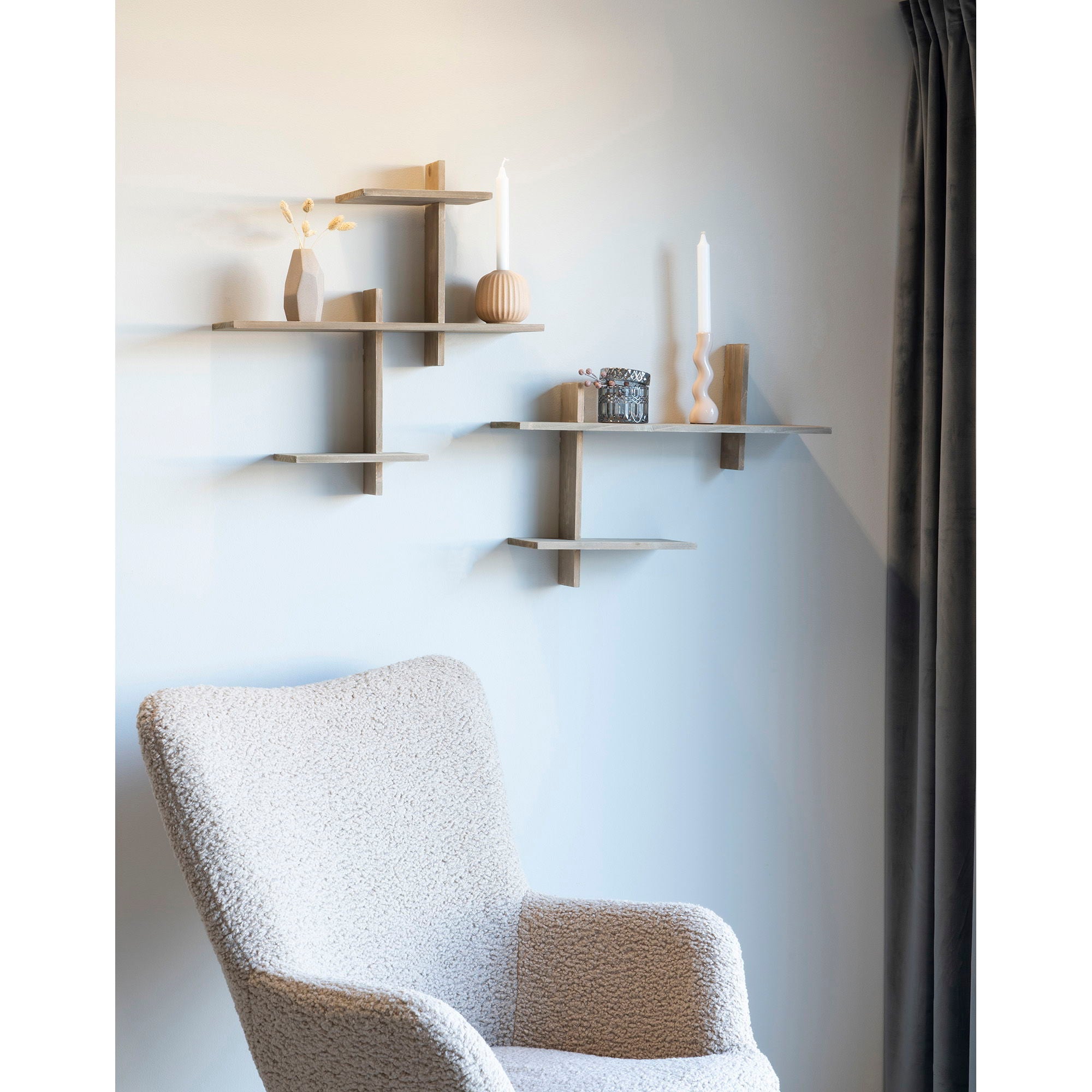 Ovada wandplank 60x15x44 cm