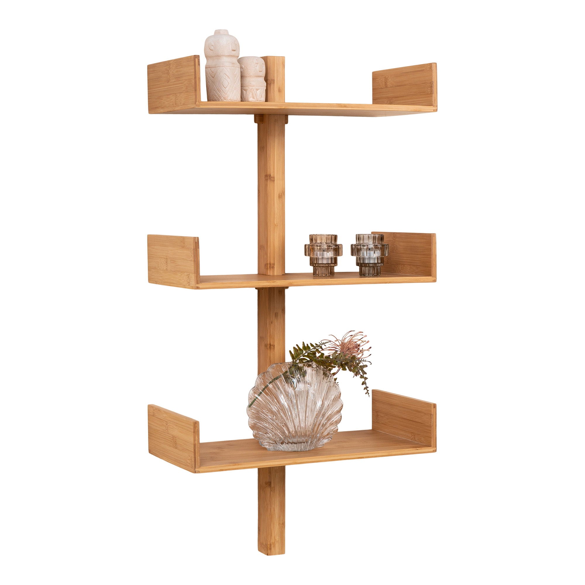 Villa wandplank van bamboo 50x102 cm