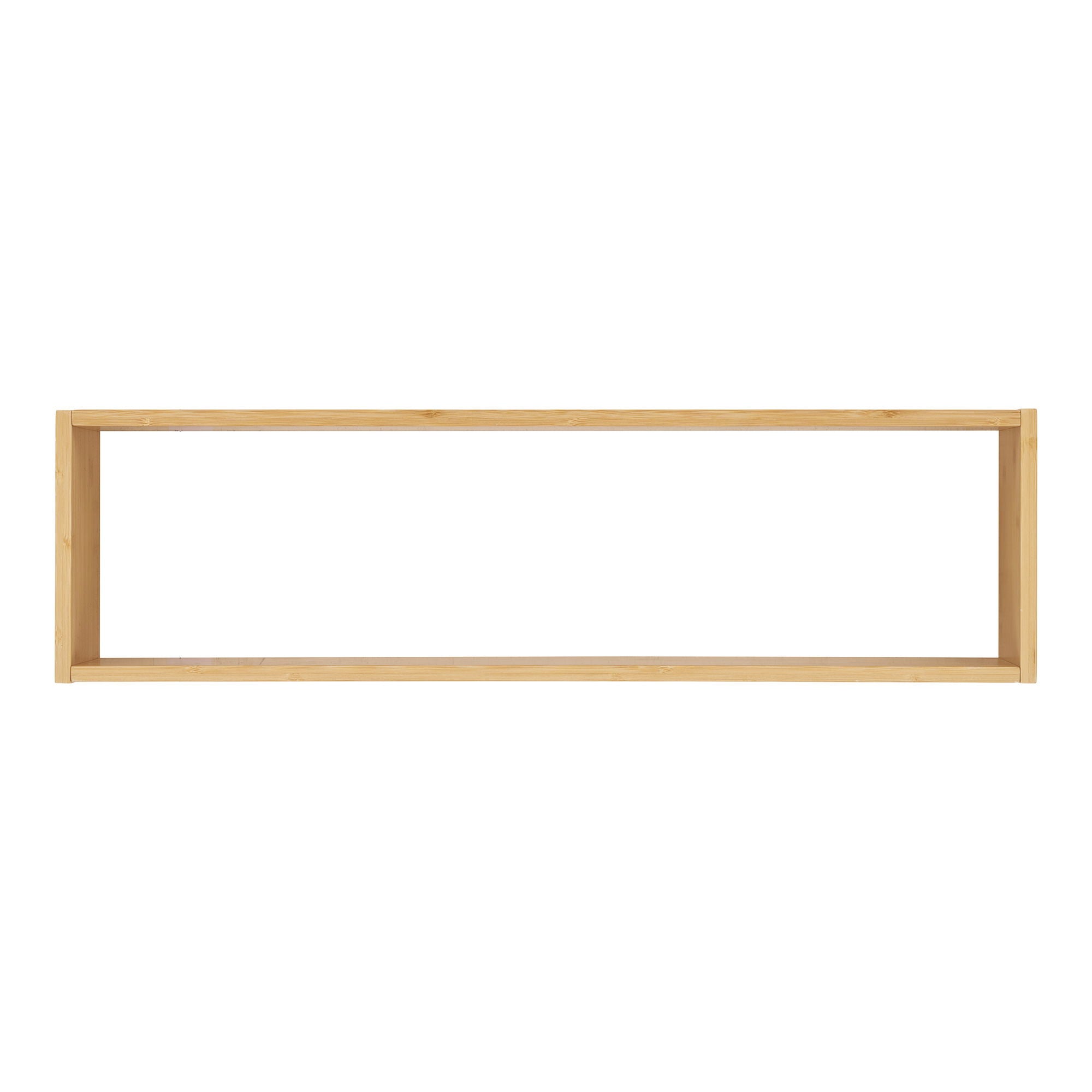 Ember wandplank bamboo 70x15x19,5 cm