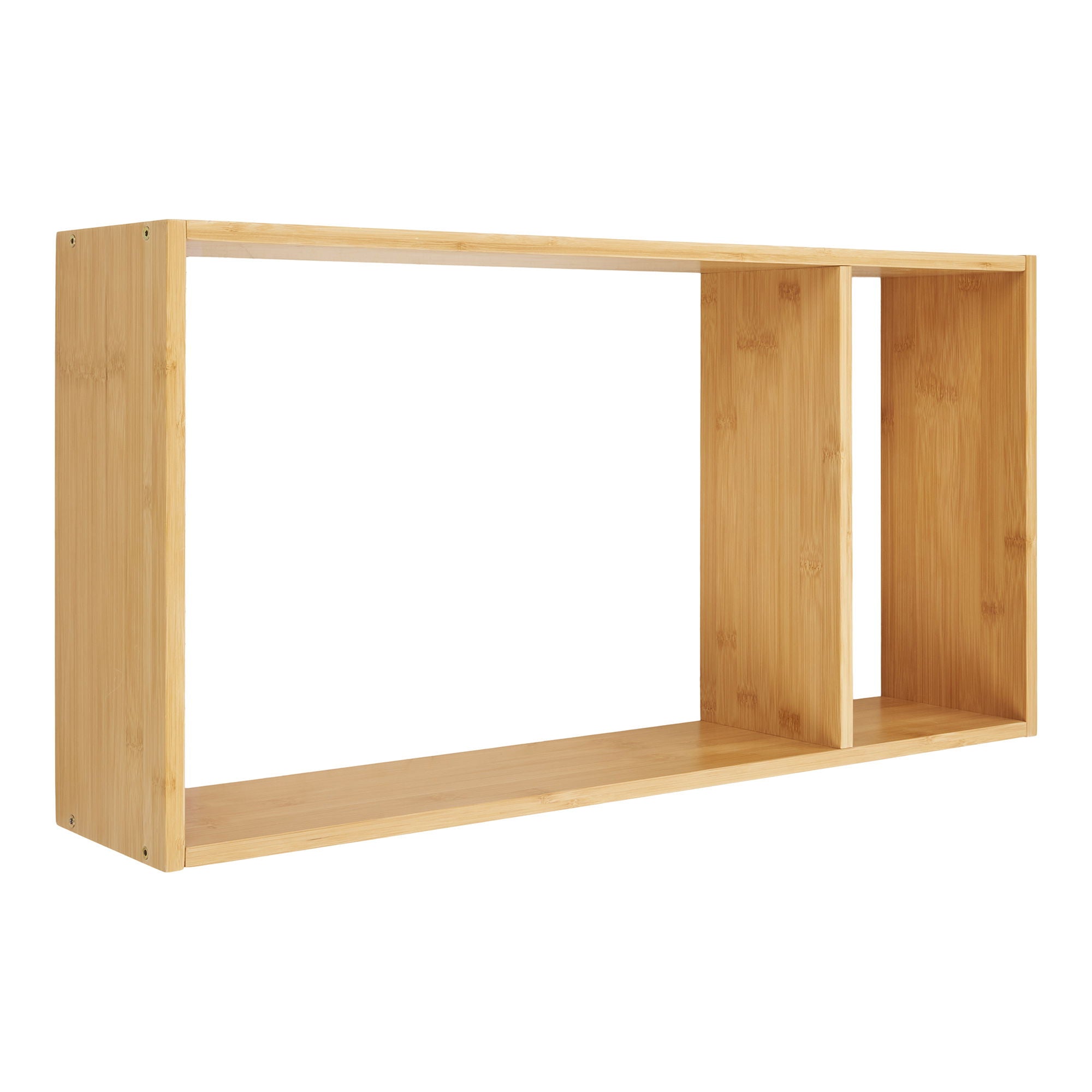 Ember wandplank van bamboo 70x15x35,5 cm