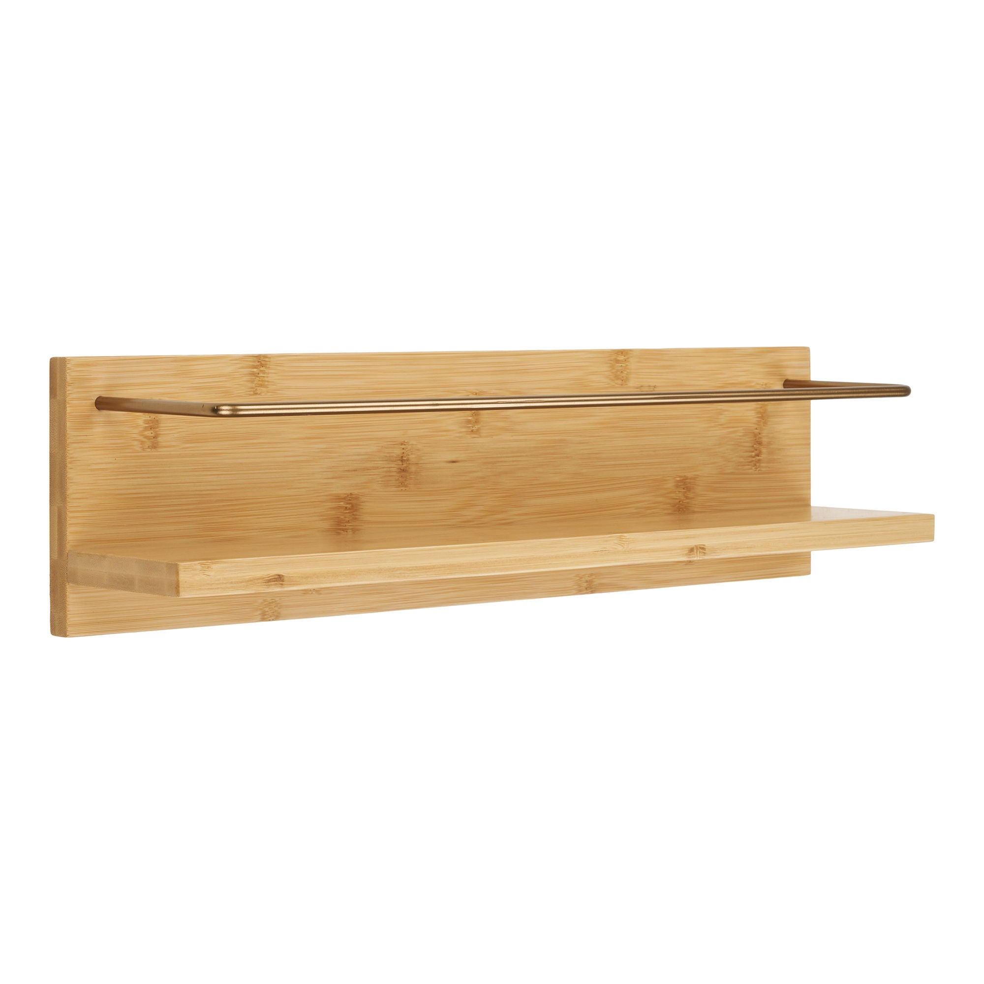Ember wandplank in bamboo 45x10x12 cm