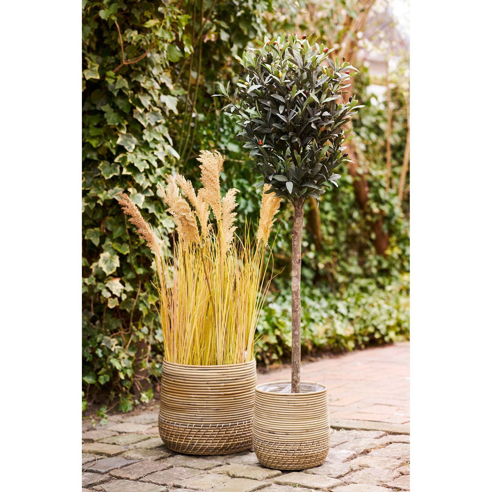 Moro  opbergmanden van rattan, set