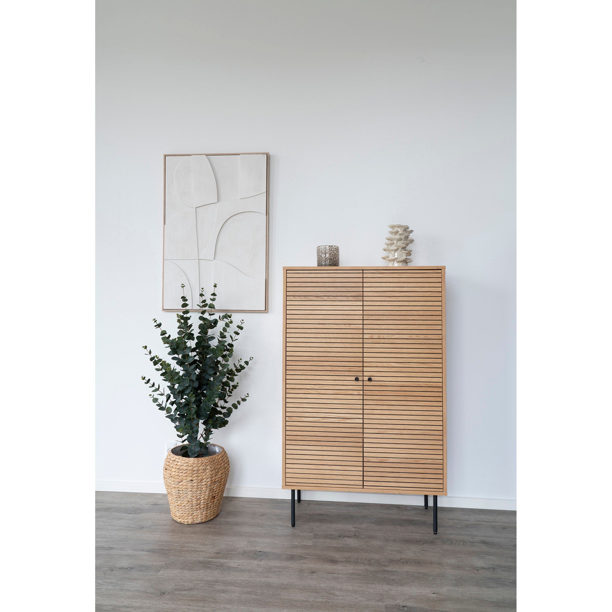 Demilio, decoratie van keramiek, beige 18x15x24 cm