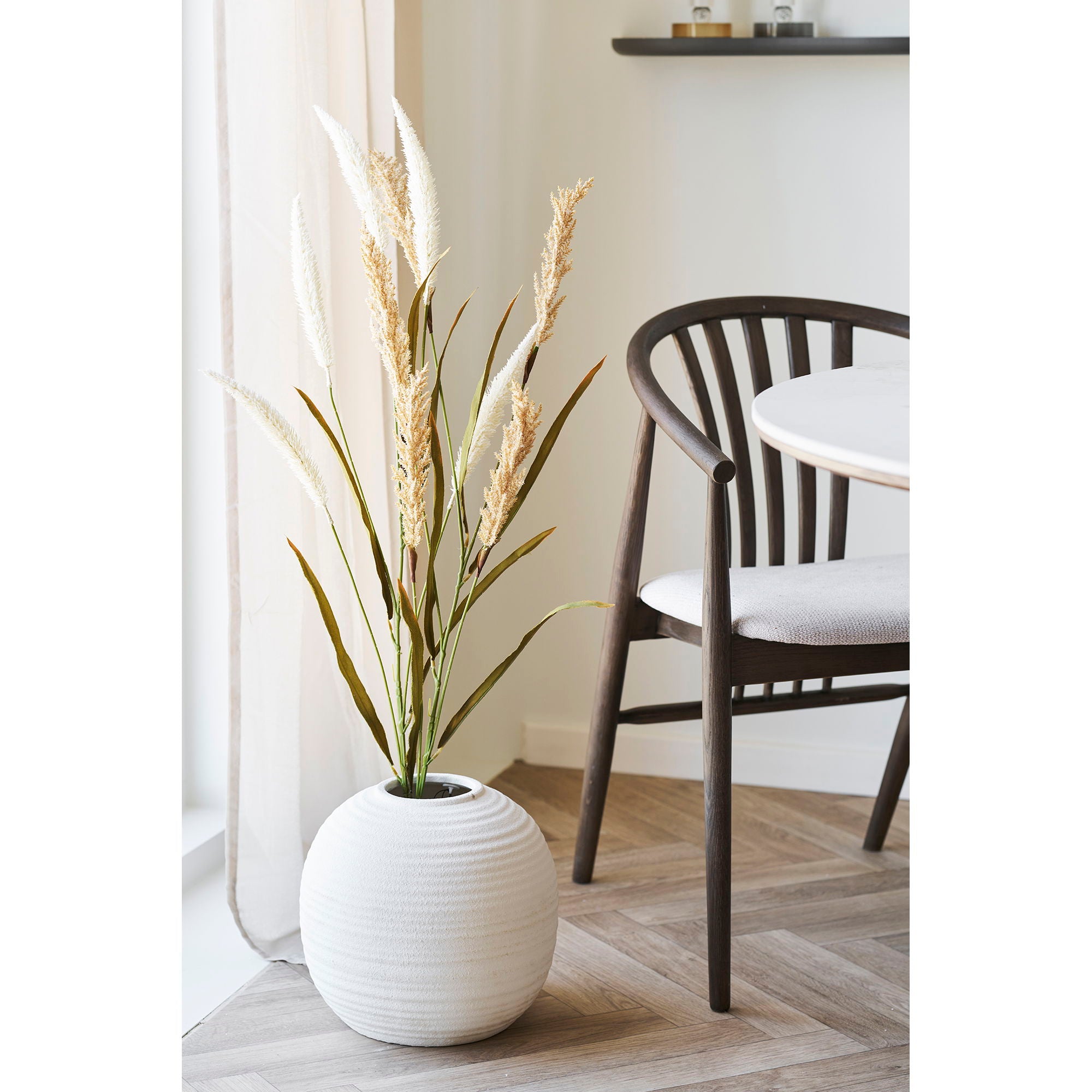 Keramische vaas in wit ø30x28,5 cm