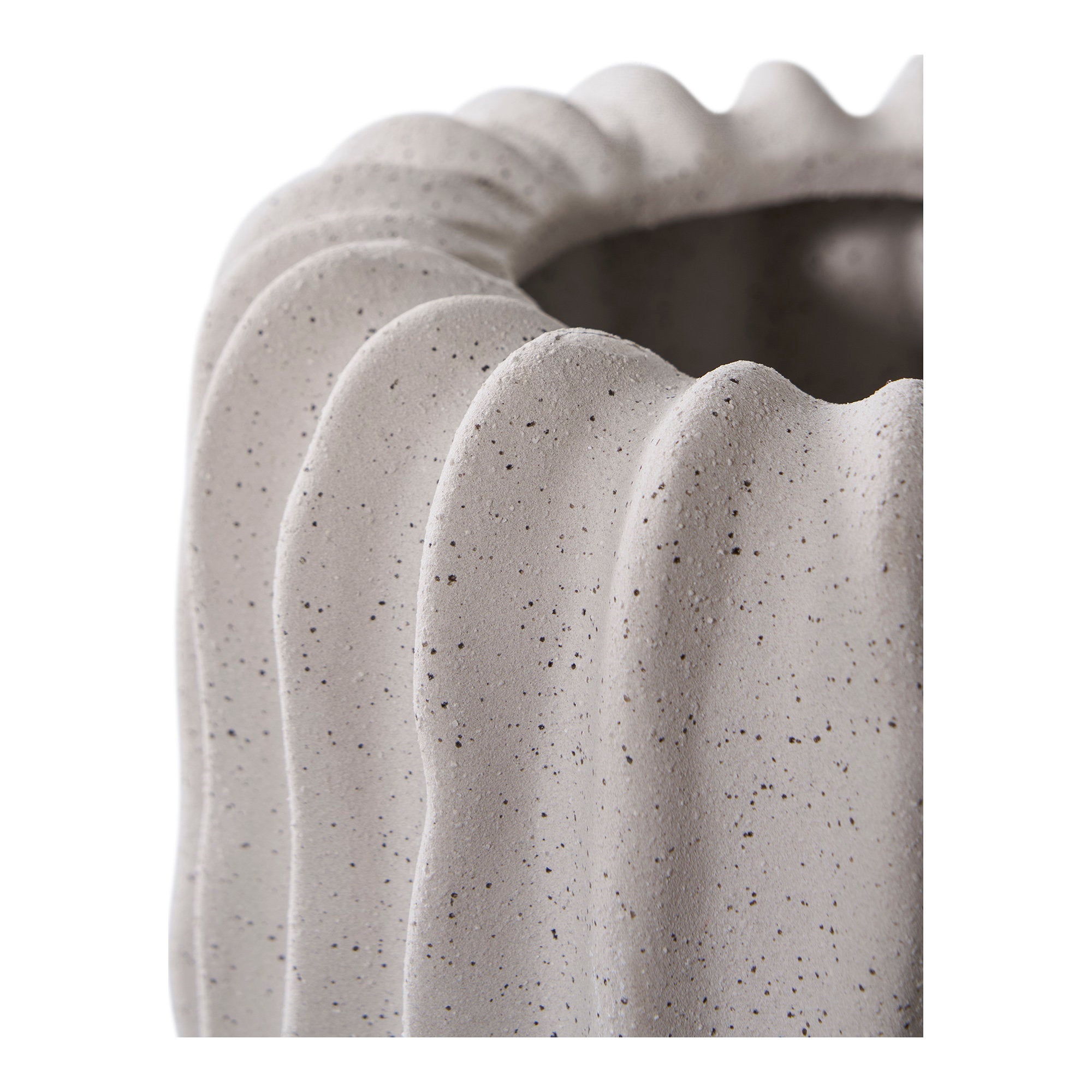 Stal Grijze pot ø15x15 cm