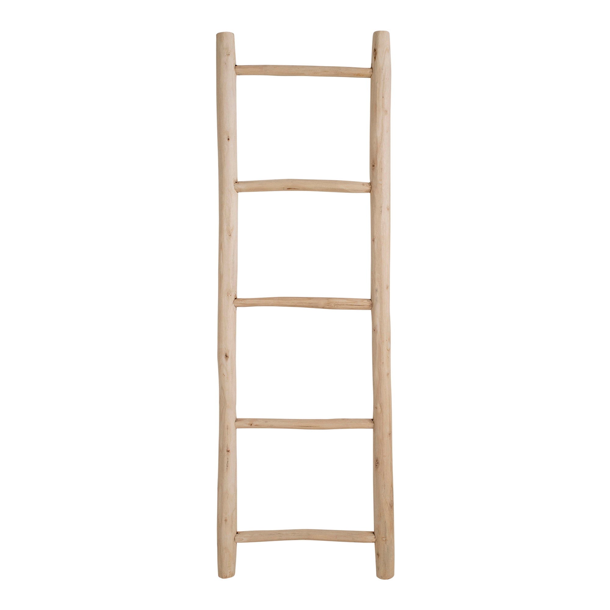 Decoratieve ladder, teak, naturel 50x150 cm