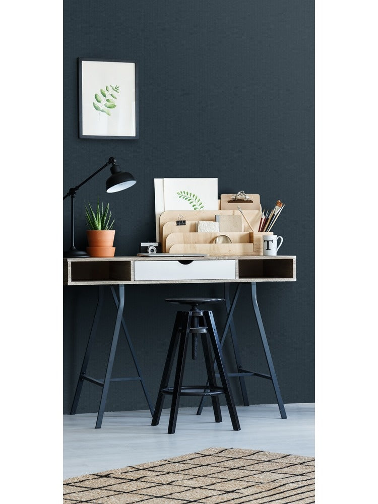 Behang Design Pine blue black
