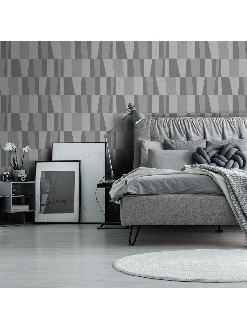 Behang Design Ruth grey