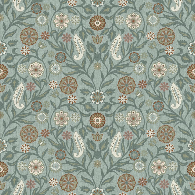 Behang Poetry Leksand mint