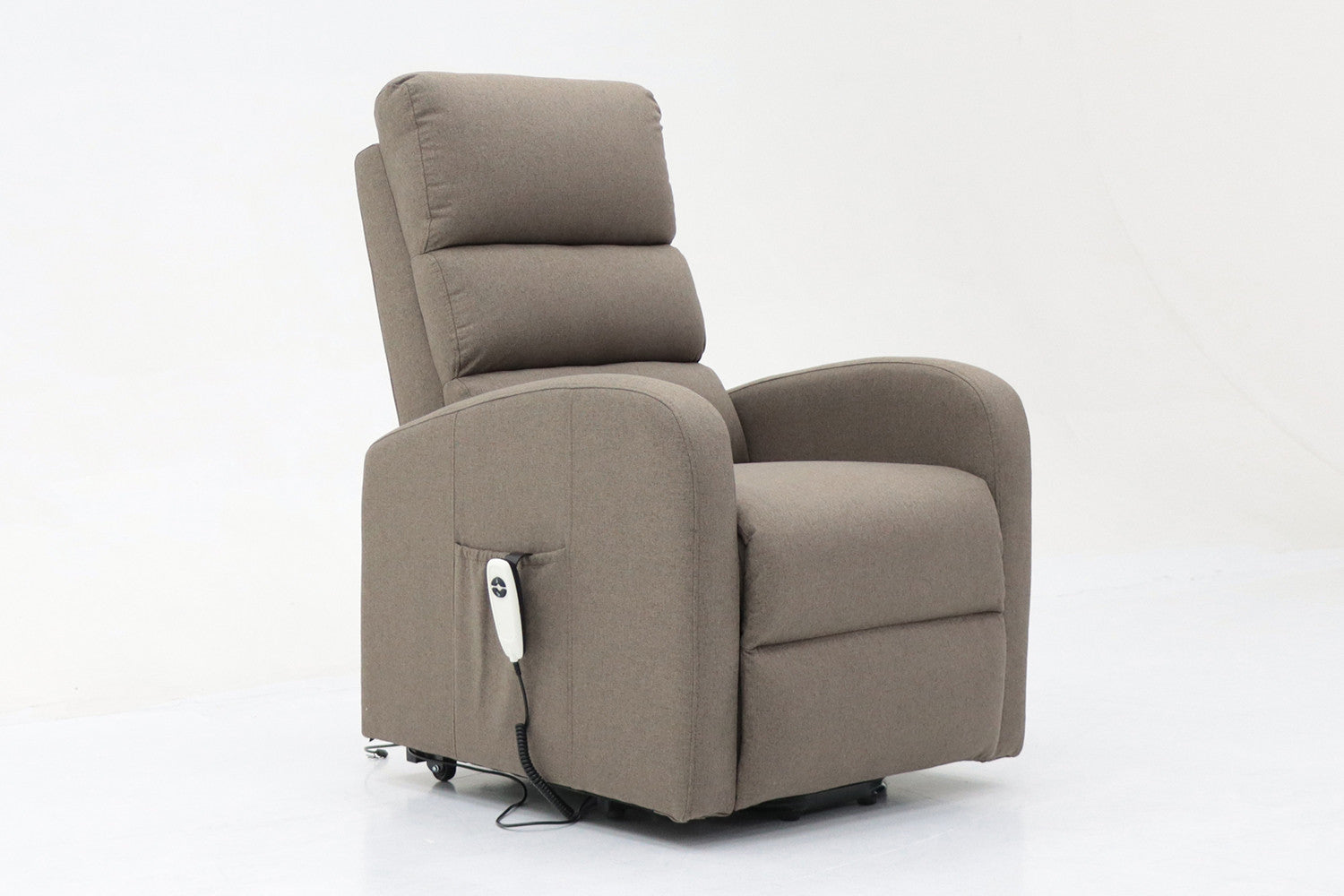 Electrische relax met lift 'Bruges' Stof Taupe