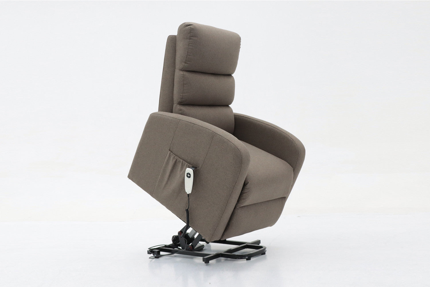 Electrische relax met lift 'Bruges' Stof Taupe