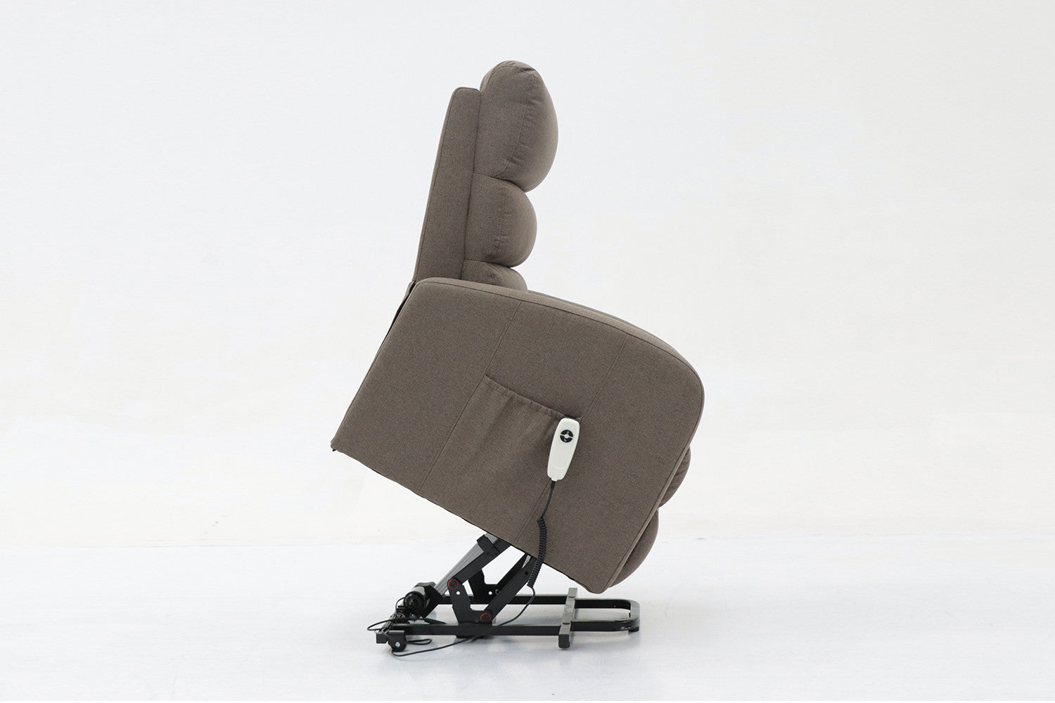 Electrische relax met lift 'Bruges' Stof Taupe