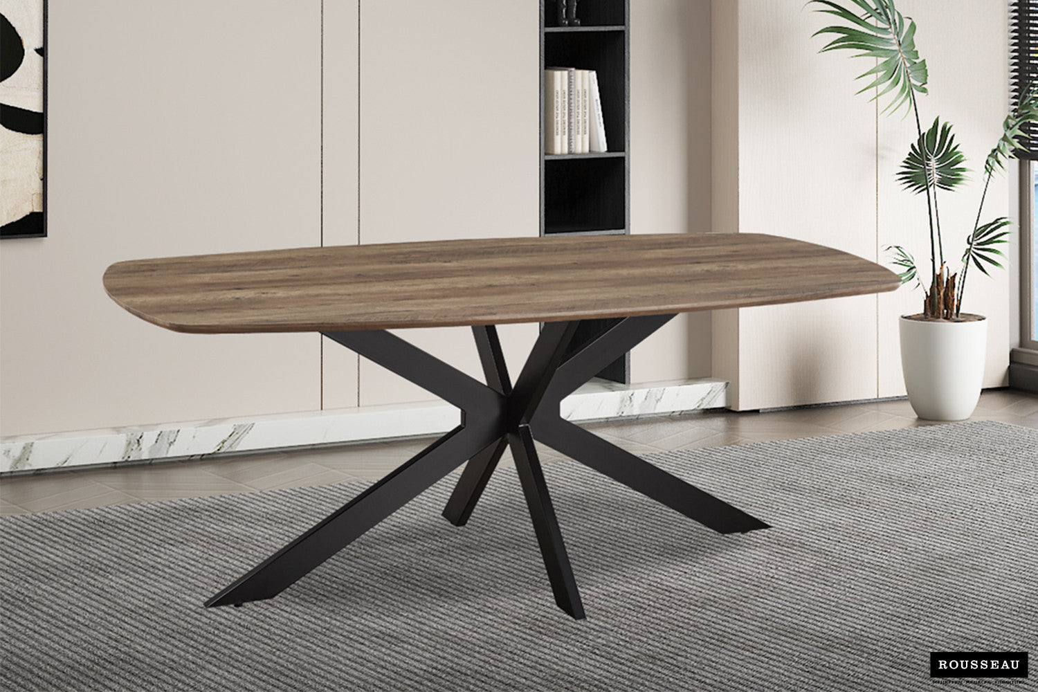 Tafel Aziz 200 cm Deens Ovaal Decor Mango