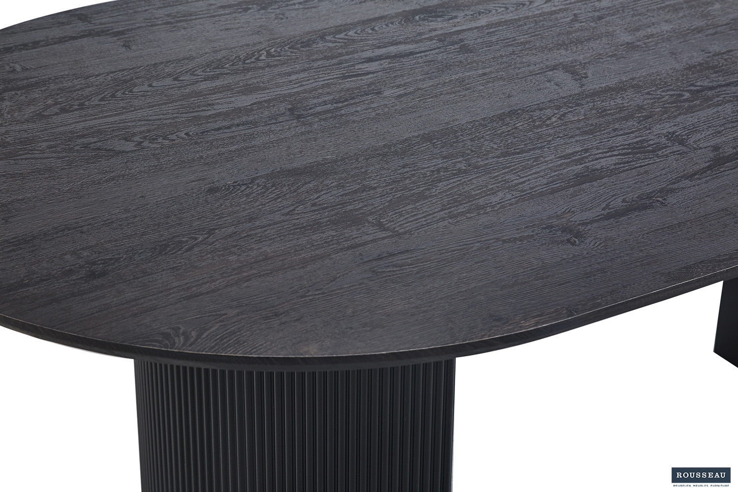 Tafel 'Lagos' 200 cm Ovaal Decor Donkerbruin