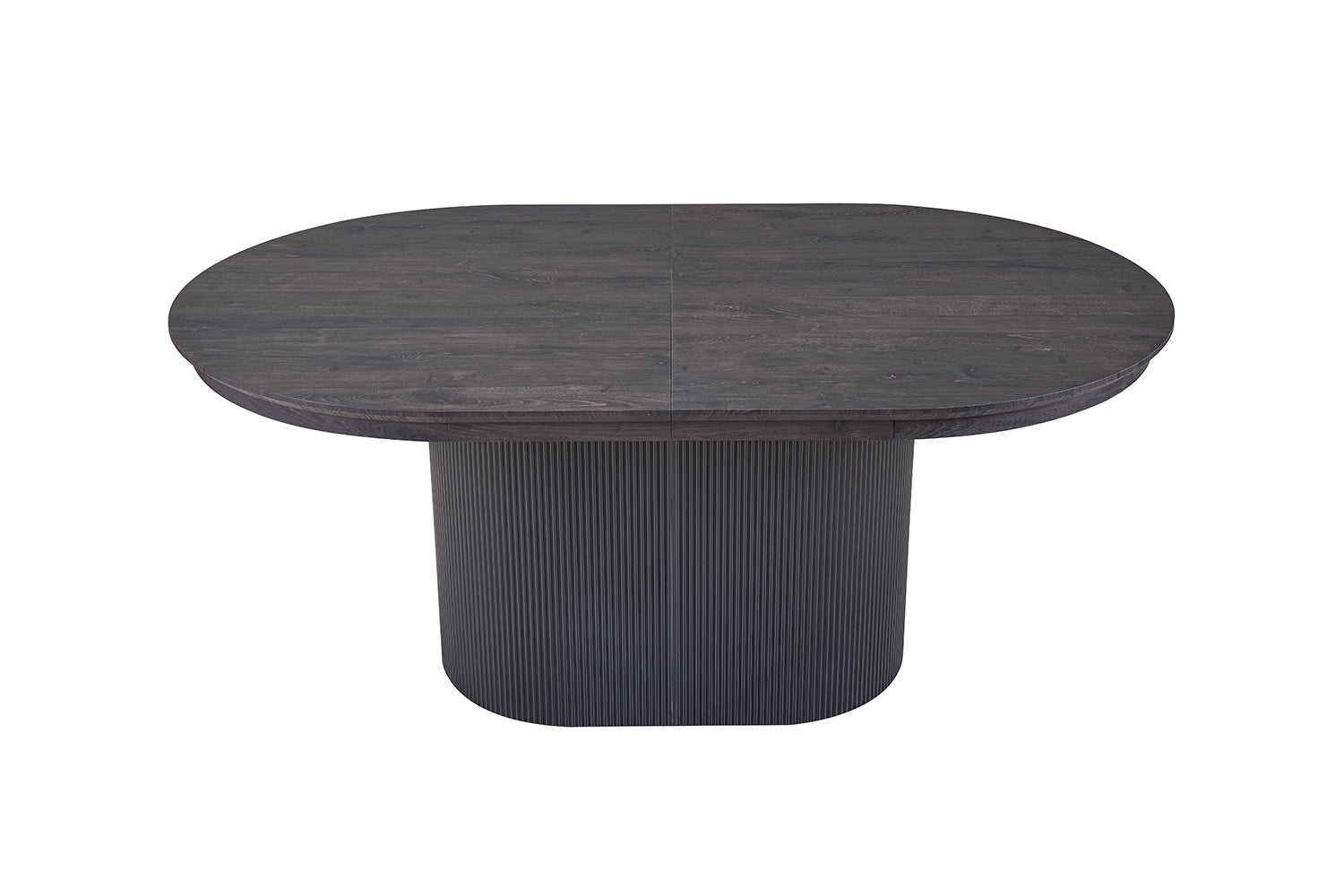 Uitschuifbare tafel Lagos 180-220 cm Ovaal Decor Donkerbruin