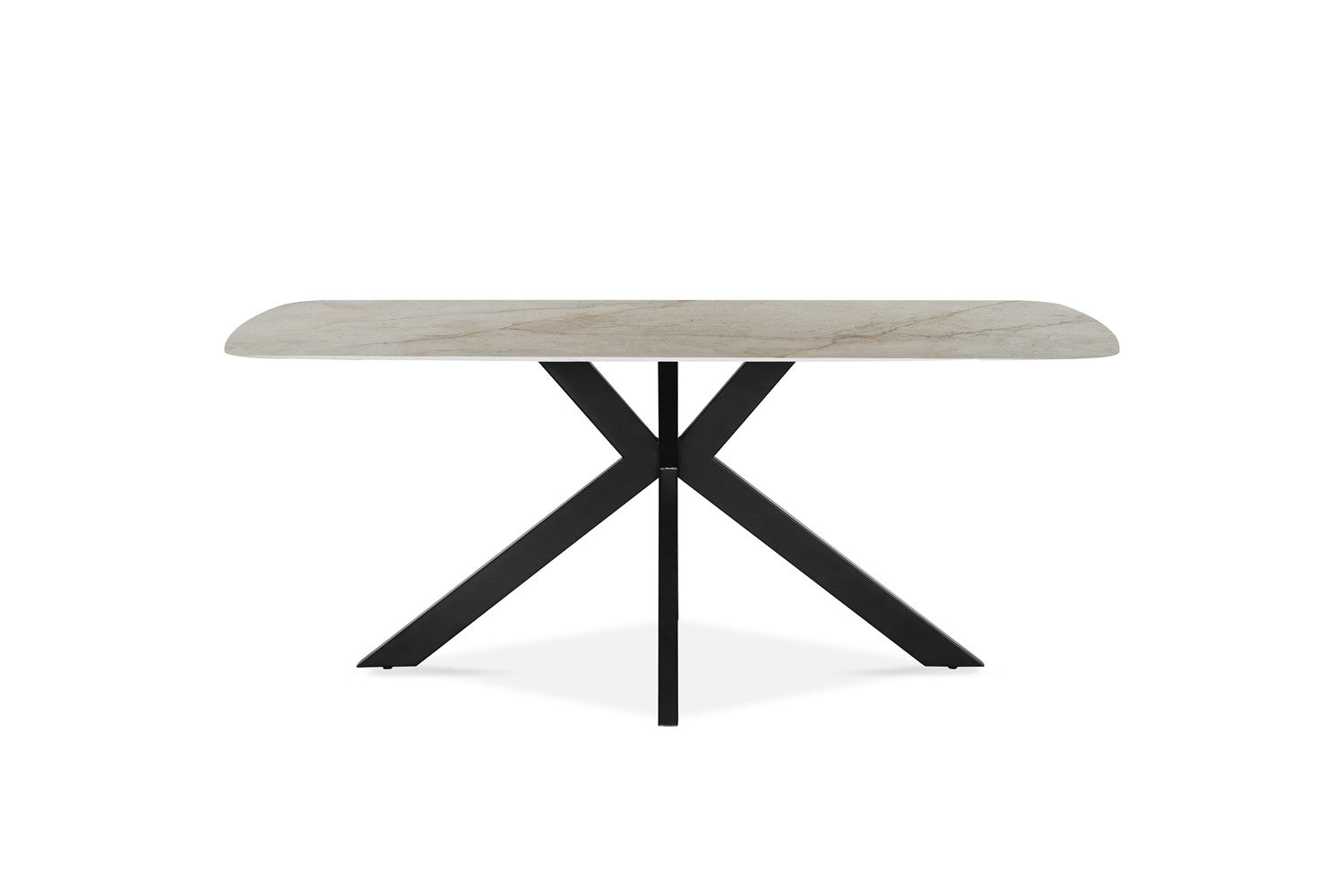 Tafel Apollo 180 cm Deens Ovaal Glanzend Steen Shakespear Beige