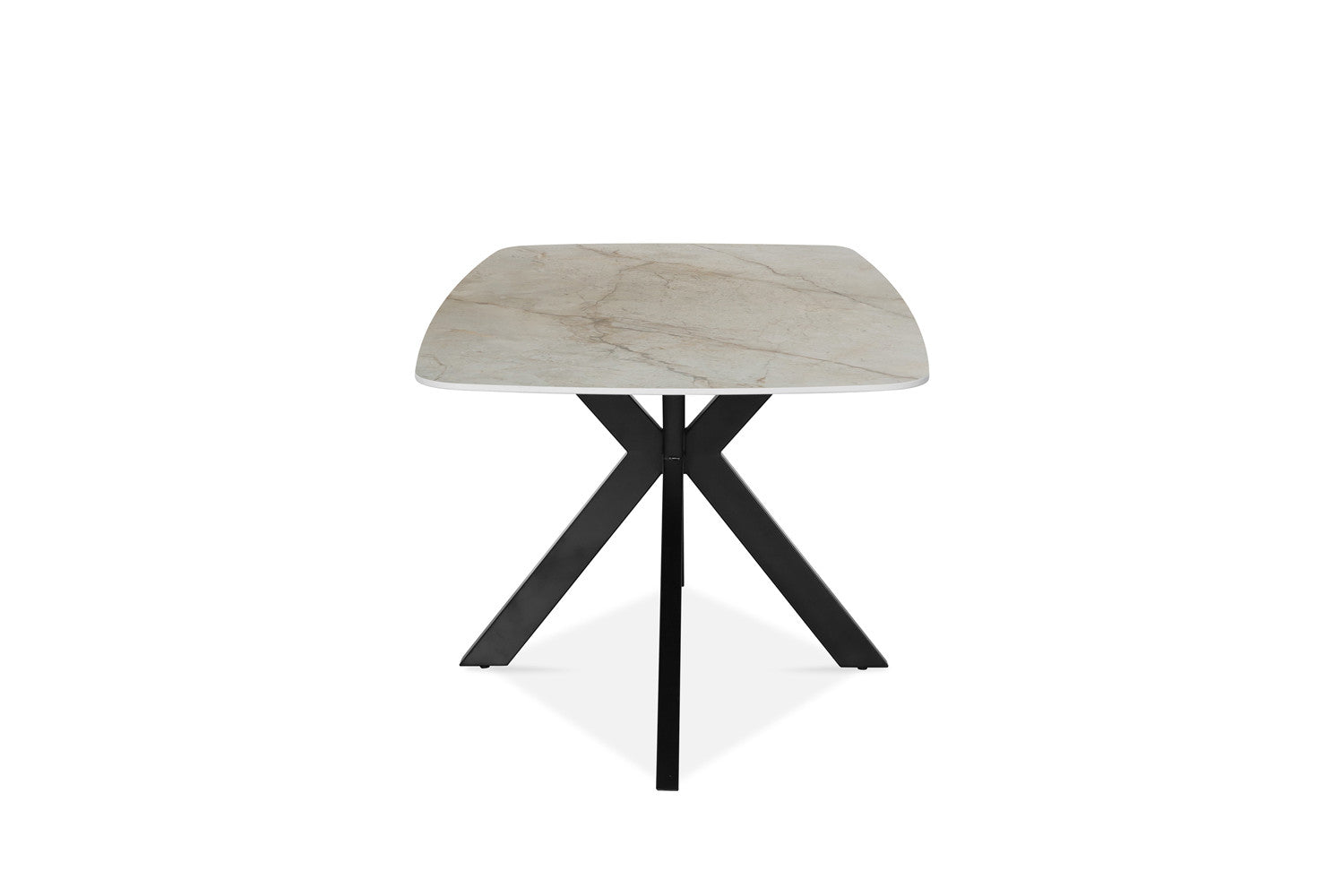 Tafel Apollo 180 cm Deens Ovaal Glanzend Steen Shakespear Beige