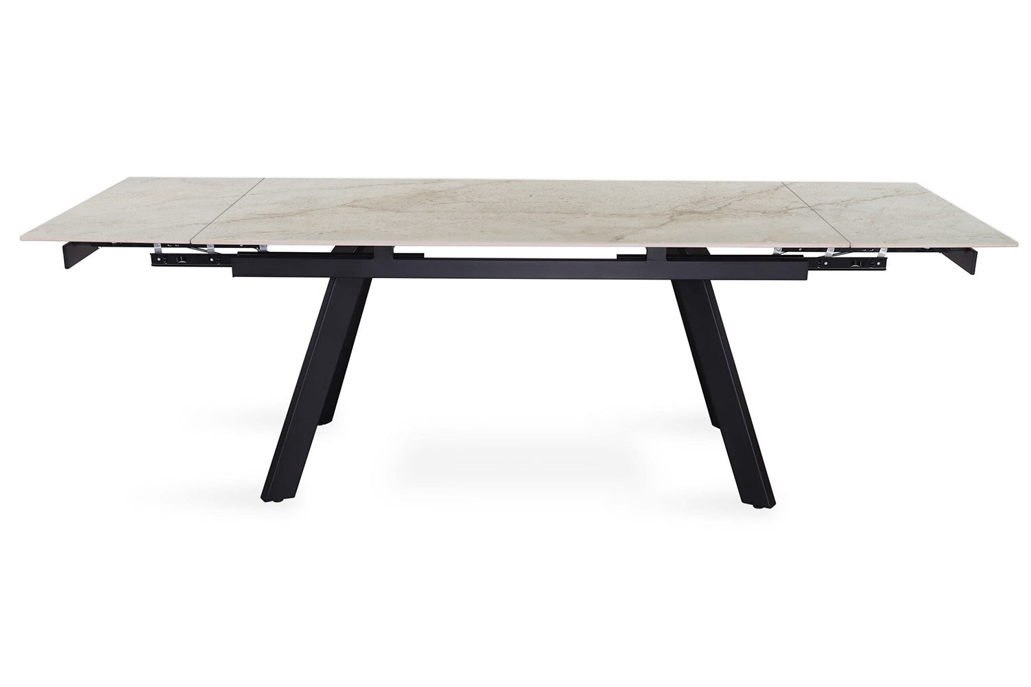 Uitschuifbare tafel 'Hera' 160-240 cm Rechthoekig Glanzend Shakespear Beige