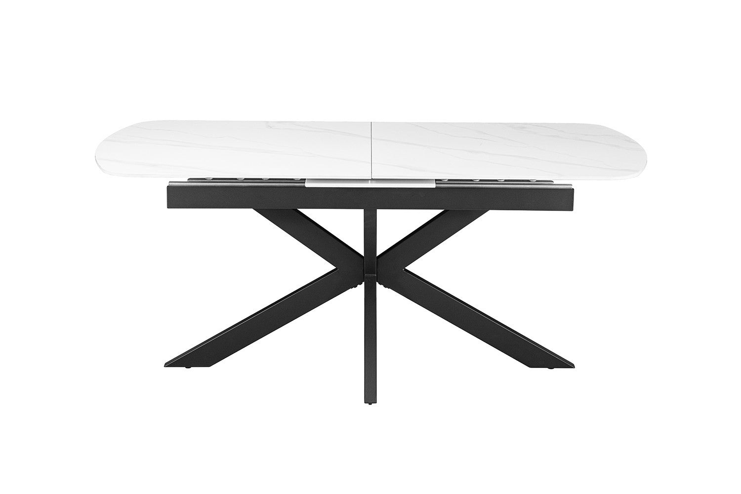 NEW - Uitschuifbare tafel 'Hestia' 180-220 cm Deens Ovaal Steen Wit