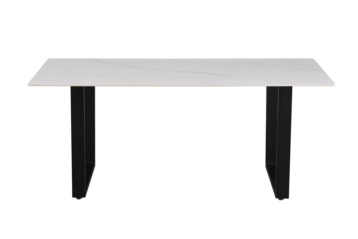 NEW - Tafel 'Poseidon' 180 cm Rechthoekig Glanzend Steen Wit